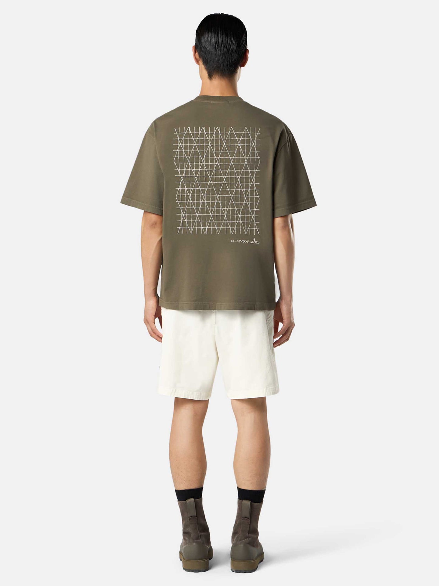 STONE ISLAND - T-Shirt mit Logo-Stickerei für Herren