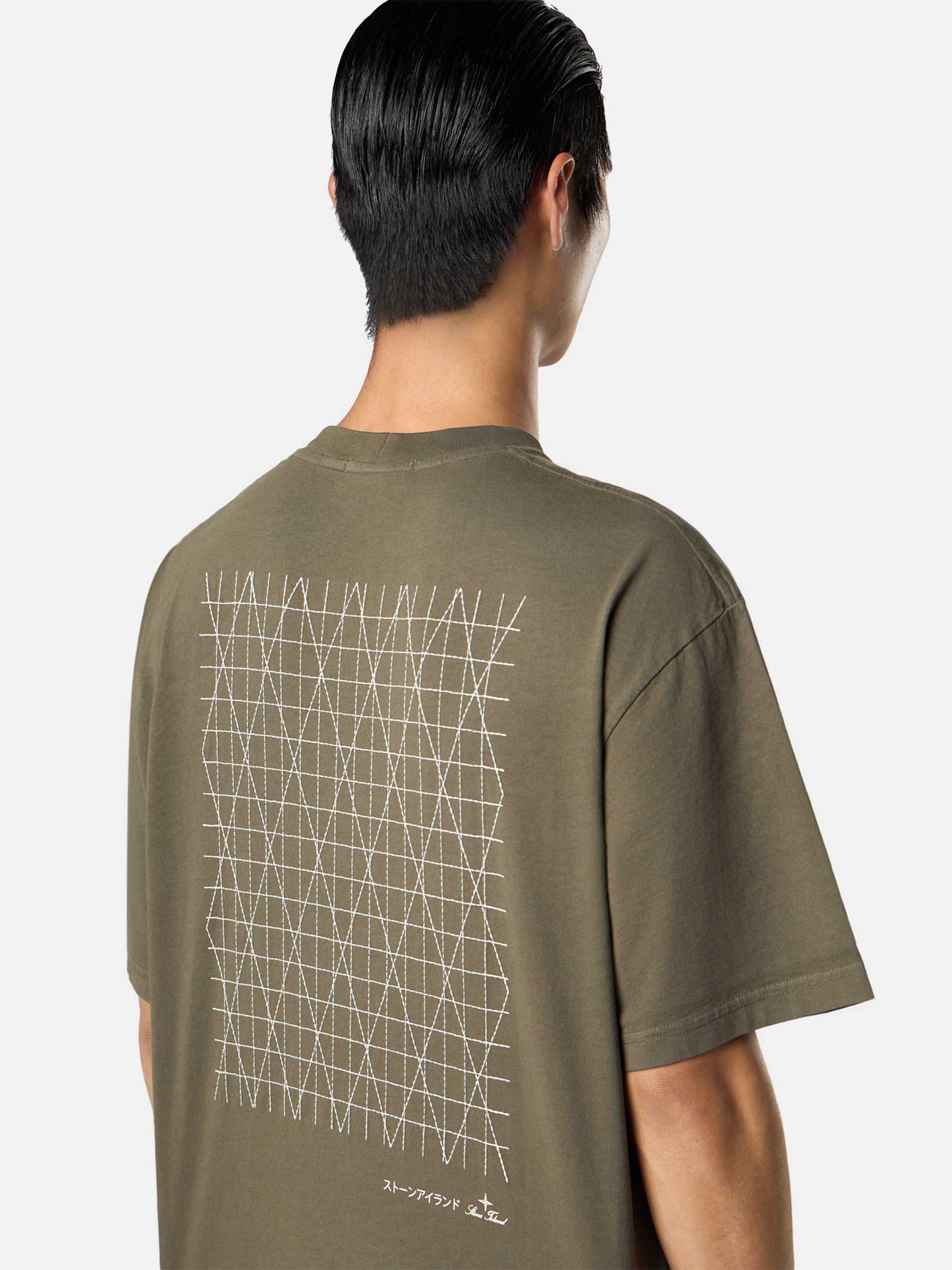 STONE ISLAND - T-Shirt mit Logo-Stickerei für Herren