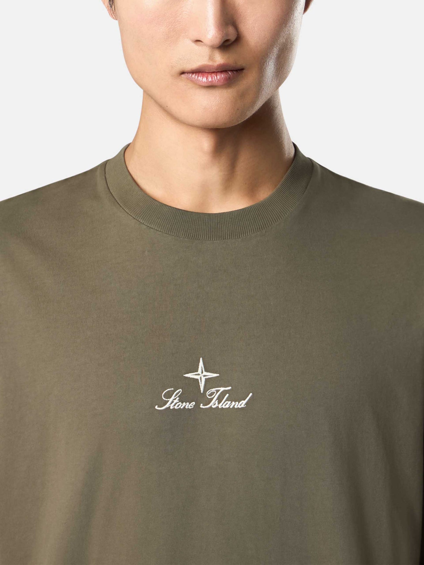 STONE ISLAND - T-Shirt mit Logo-Stickerei für Herren