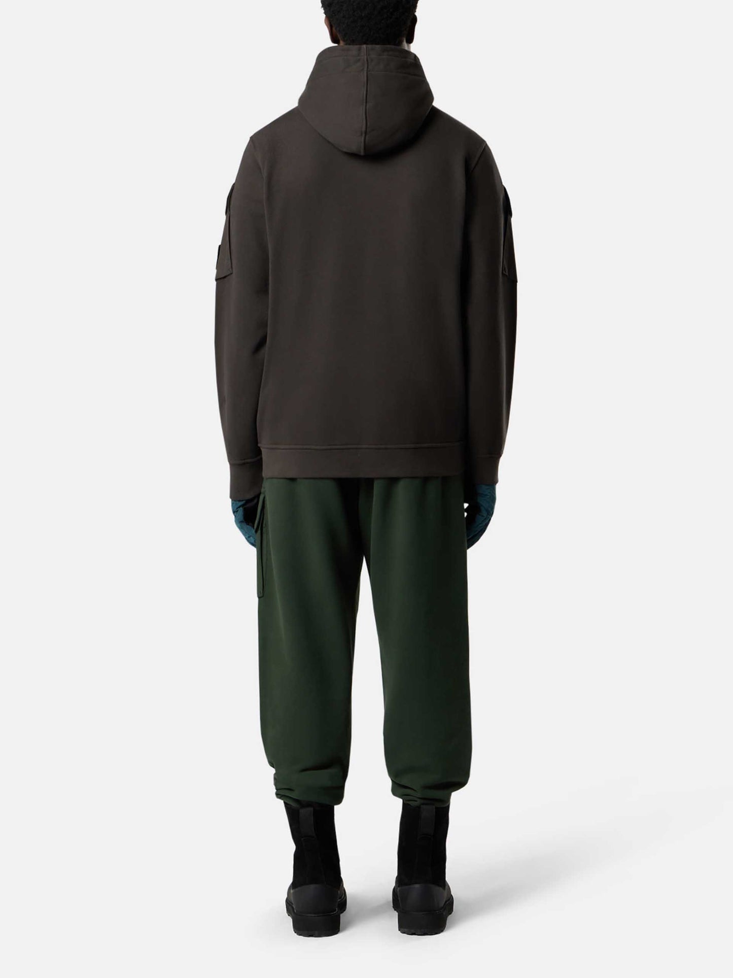 STONE ISLAND - Zip-Hoodie mit Logo-Patch für Herren