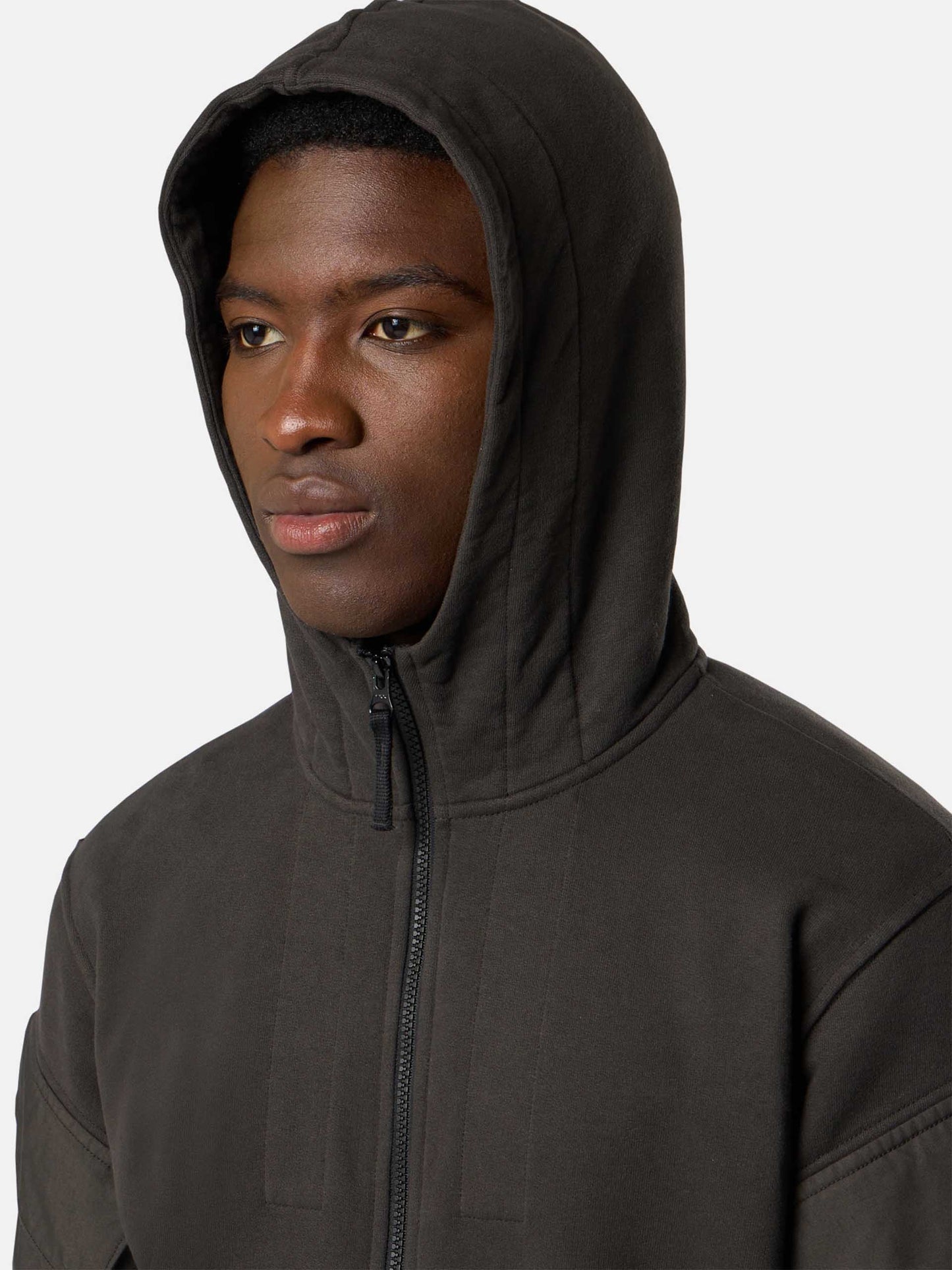 STONE ISLAND - Zip-Hoodie mit Logo-Patch für Herren