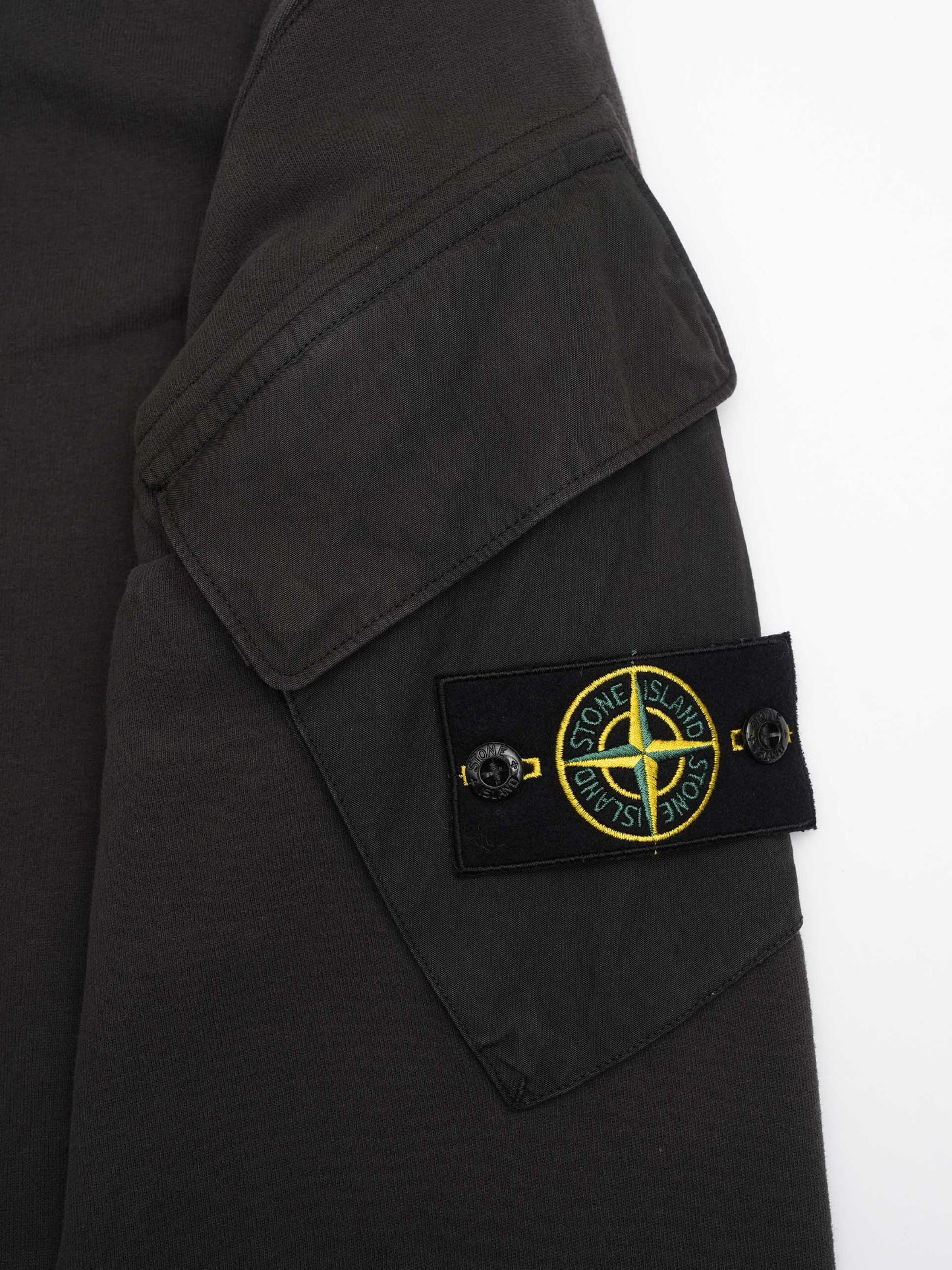 STONE ISLAND - Zip-Hoodie mit Logo-Patch für Herren