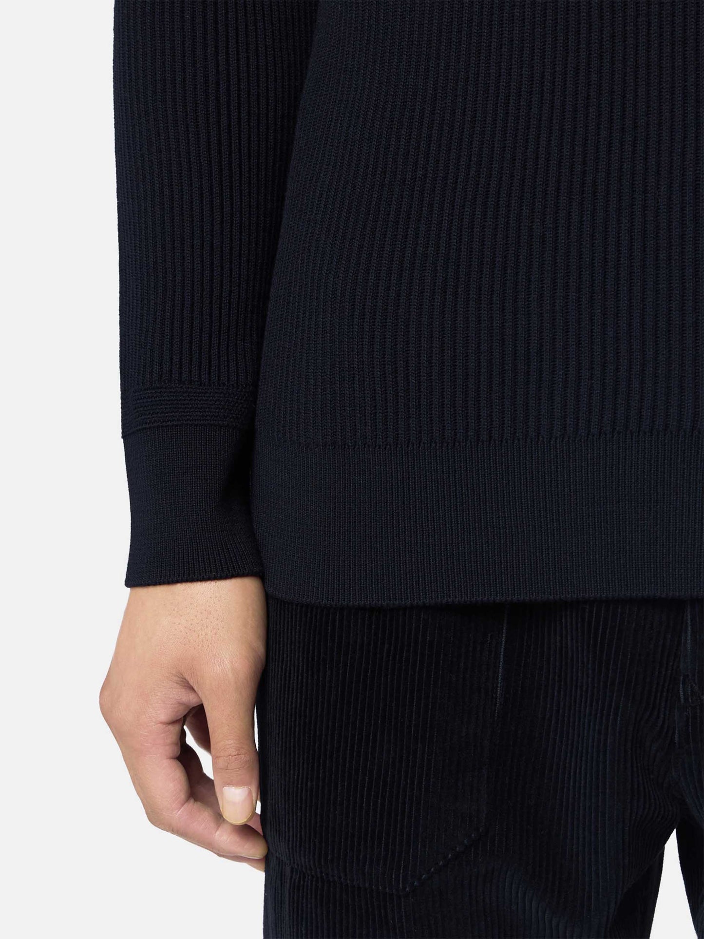 STONE ISLAND - Gerippter Rollkragenpullover für Herren