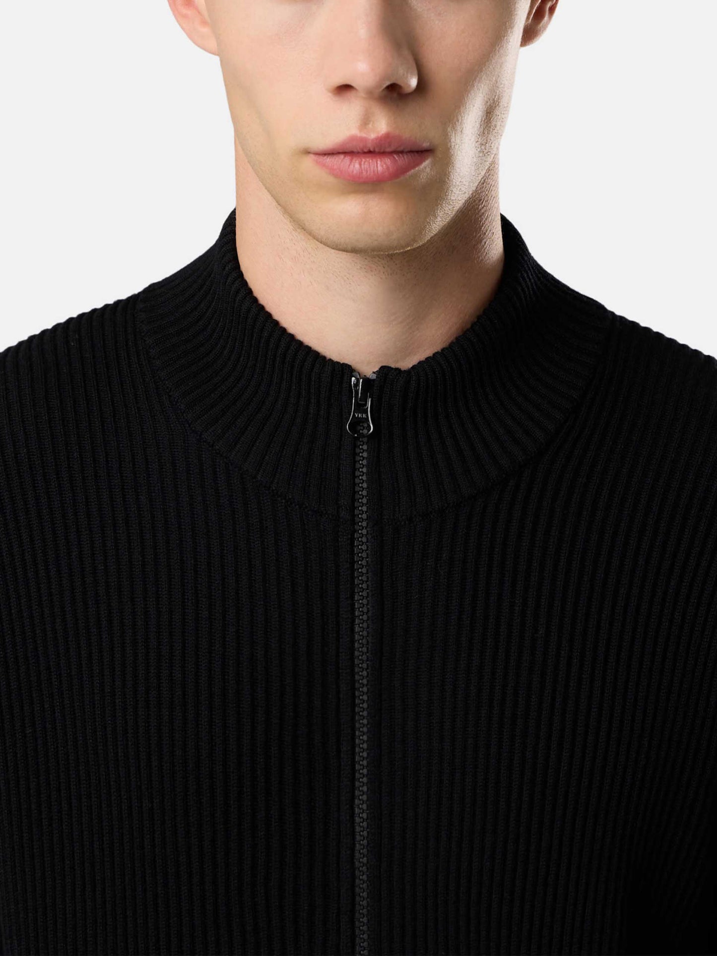 STONE ISLAND - Strickjacke aus gerippter Wolle für Herren