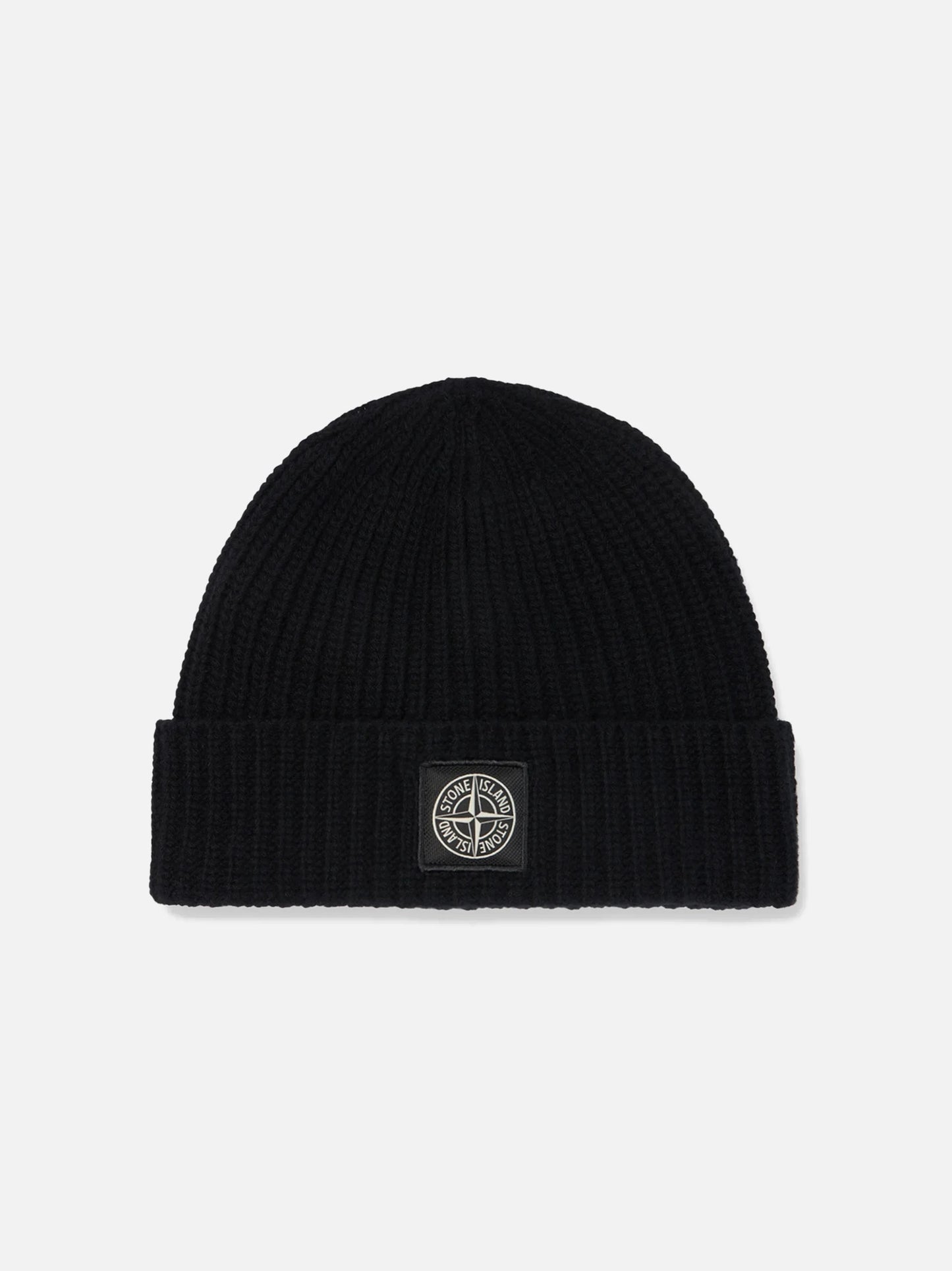 STONE ISLAND - Mütze mit Logo-Patch für Herren in Schwarz - Black
