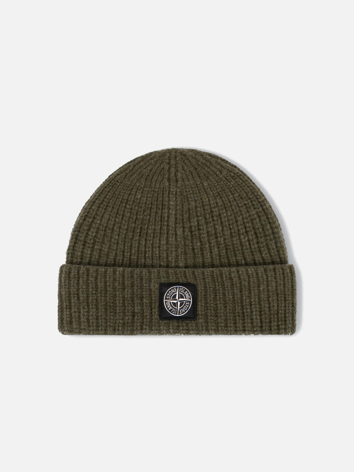 STONE ISLAND - Mütze mit Logo-Patch für Herren in Militärgrün - Military green