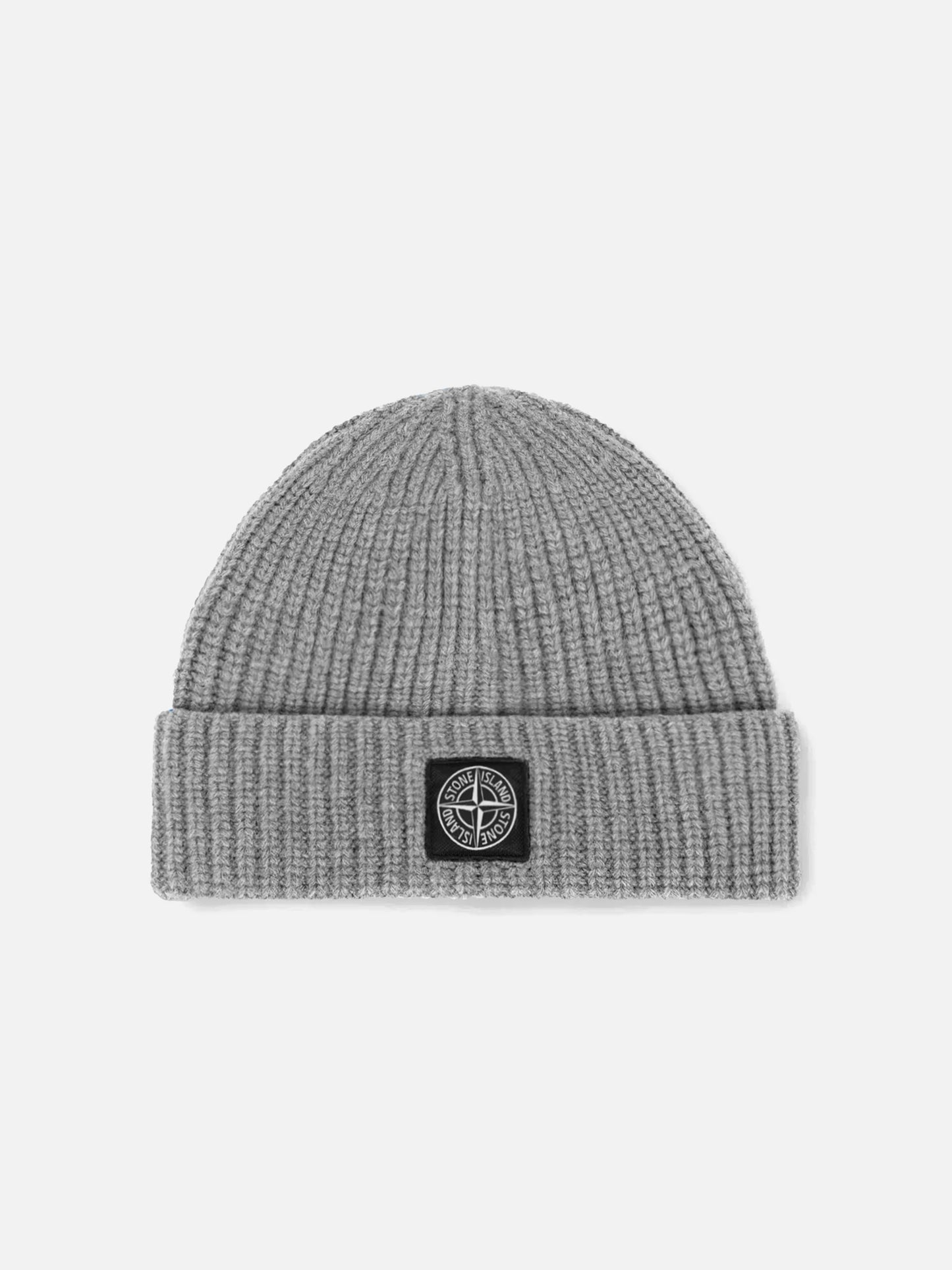 STONE ISLAND - Mütze mit Logo-Patch für Herren in Hellgrau - Light grey