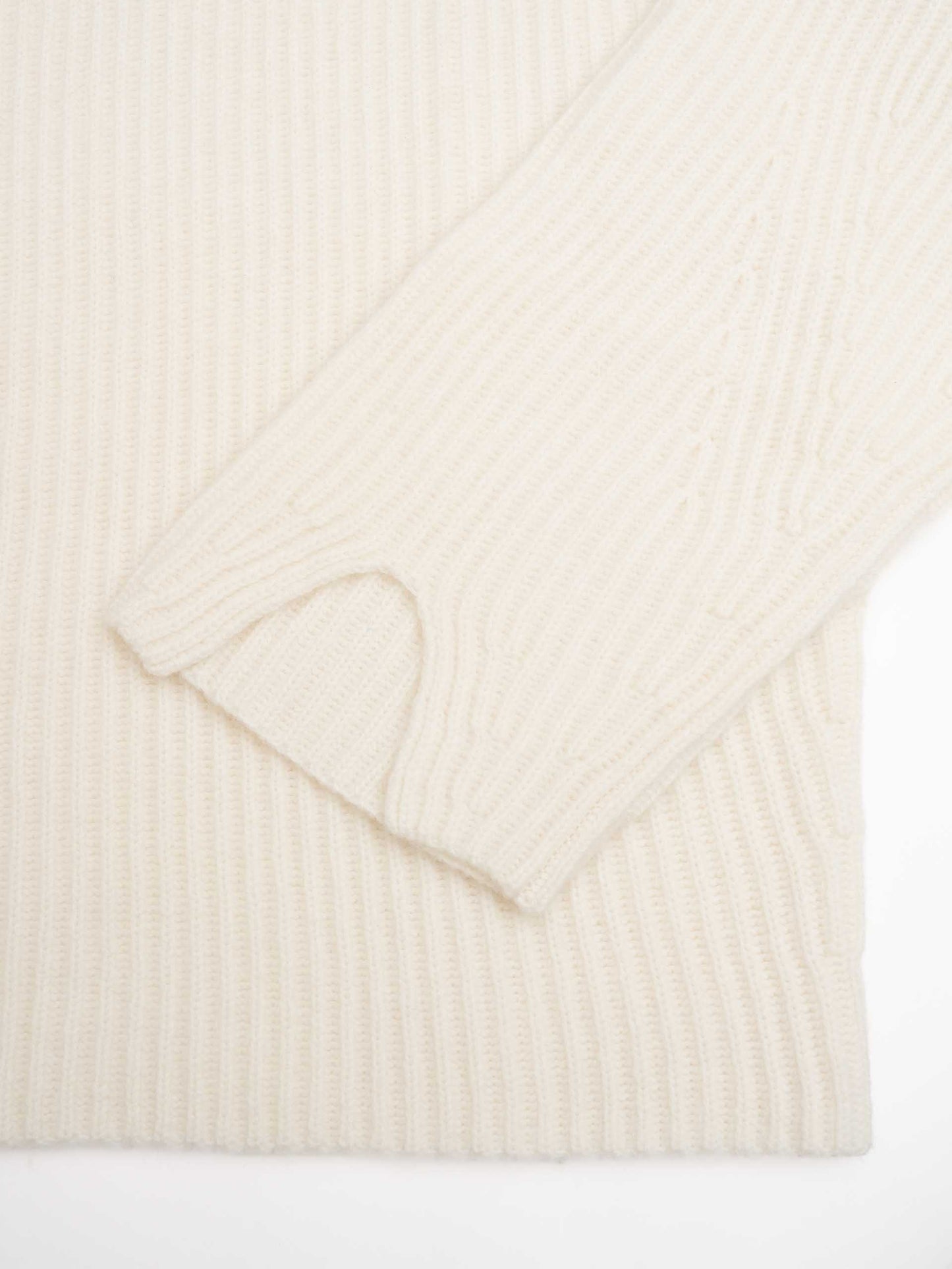 LOULOU DE SAISON - Axel Pullover aus Kaschmir für Damen in Cremeweiß - Cream white