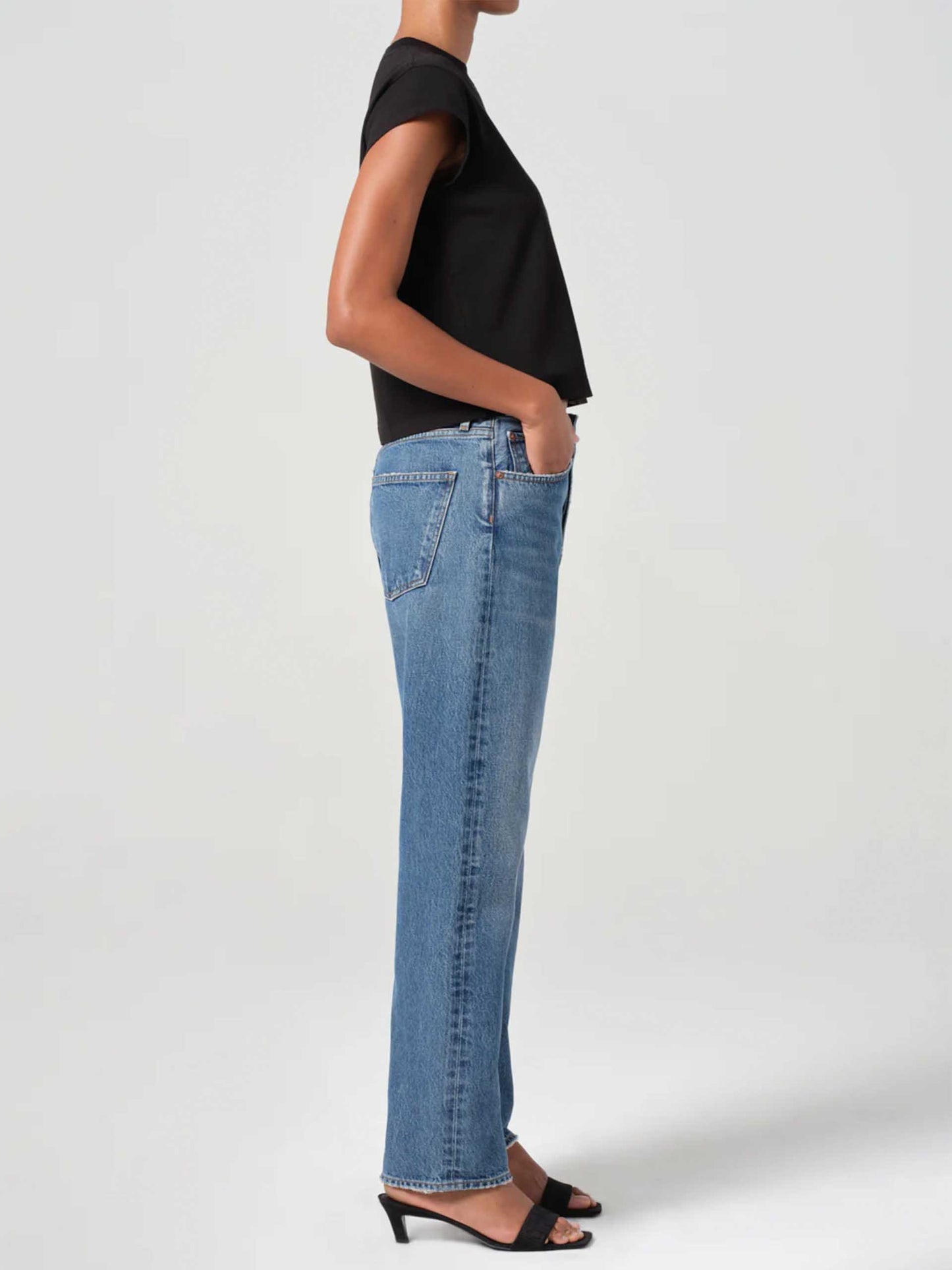 AGOLDE - Mid-Rise Straight Jeans ’90s für Damen