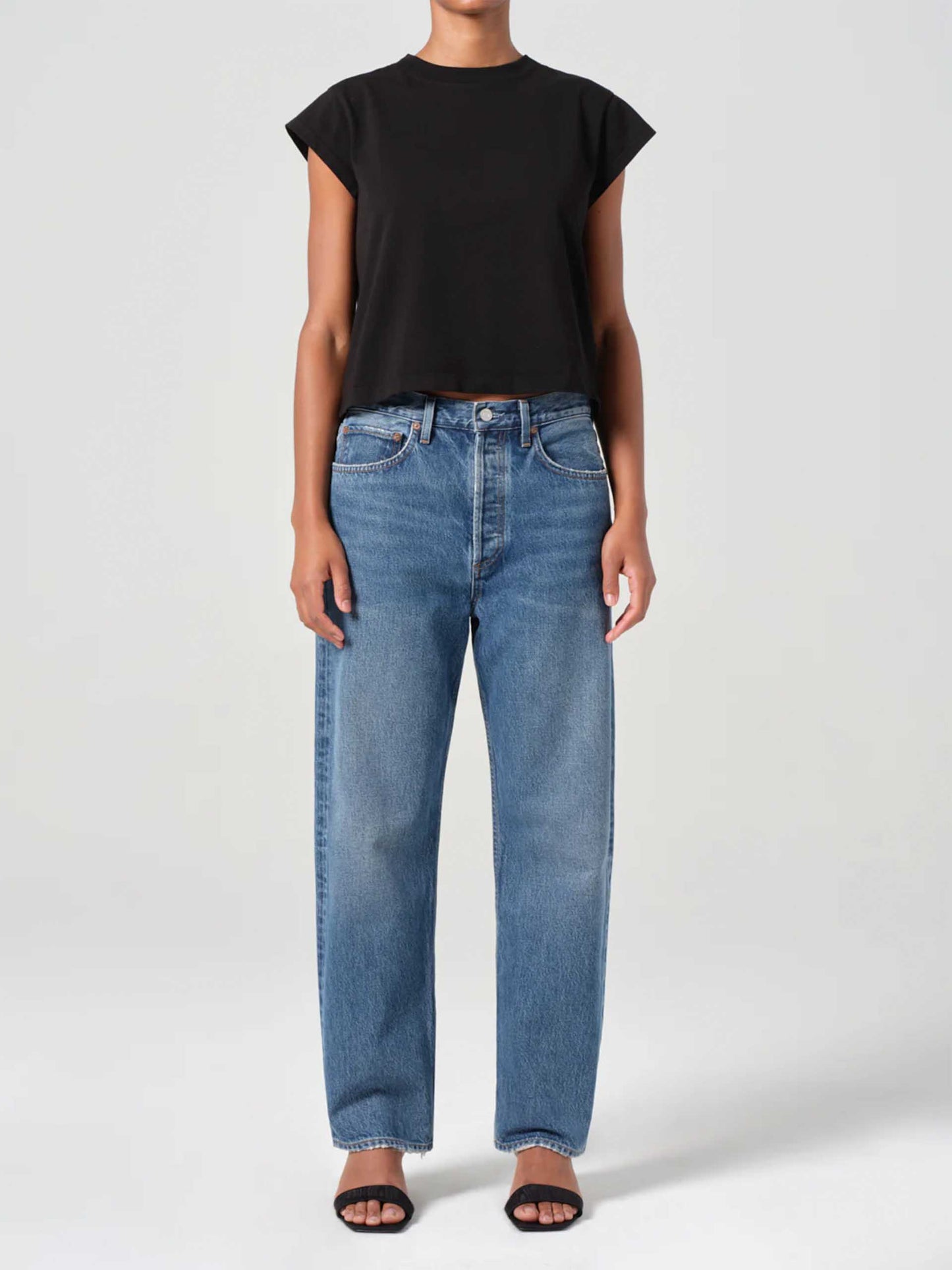 AGOLDE - Mid-Rise Straight Jeans ’90s für Damen