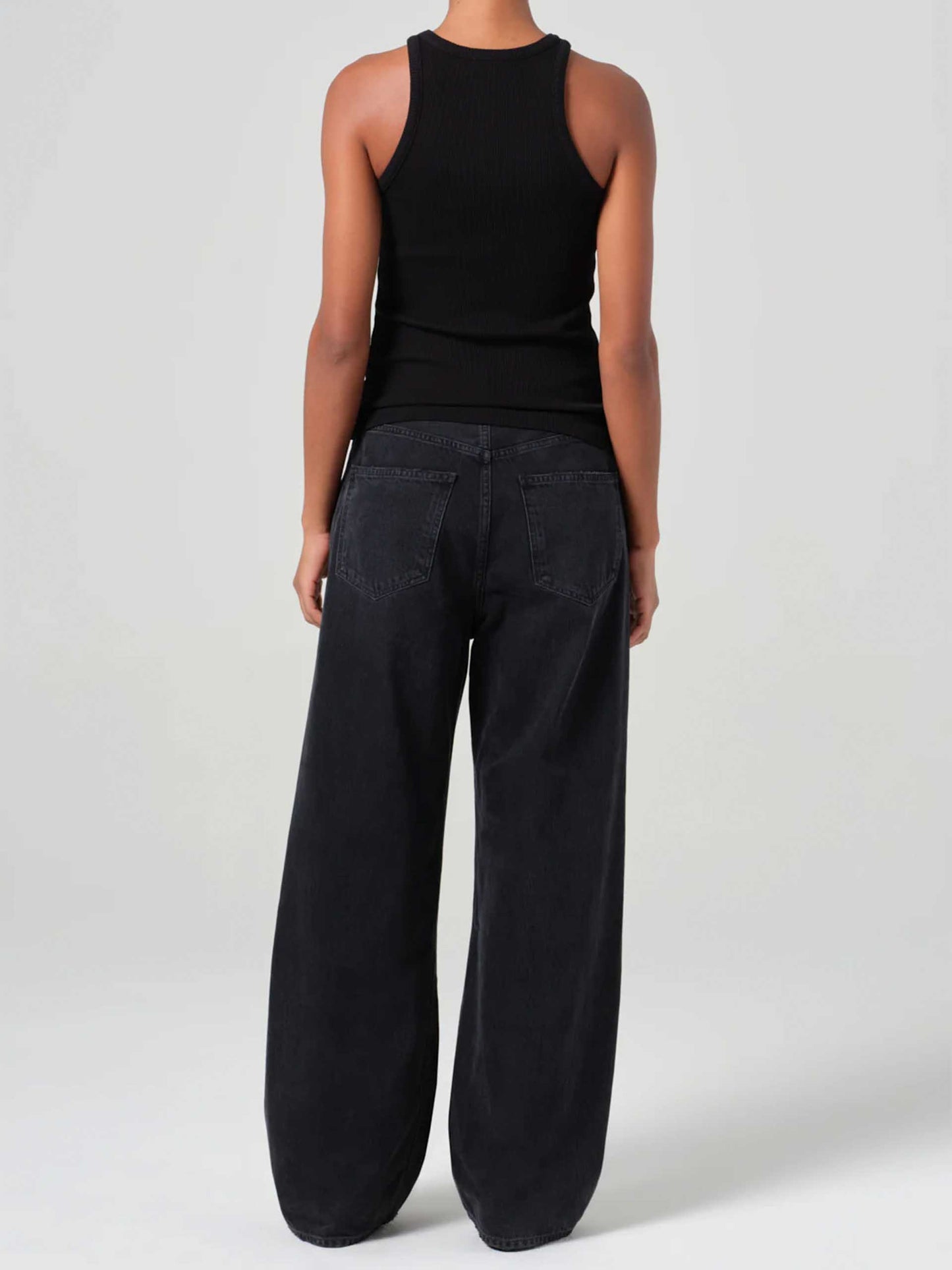 AGOLDE - Jeans Low Curve mit weitem Bein für Damen