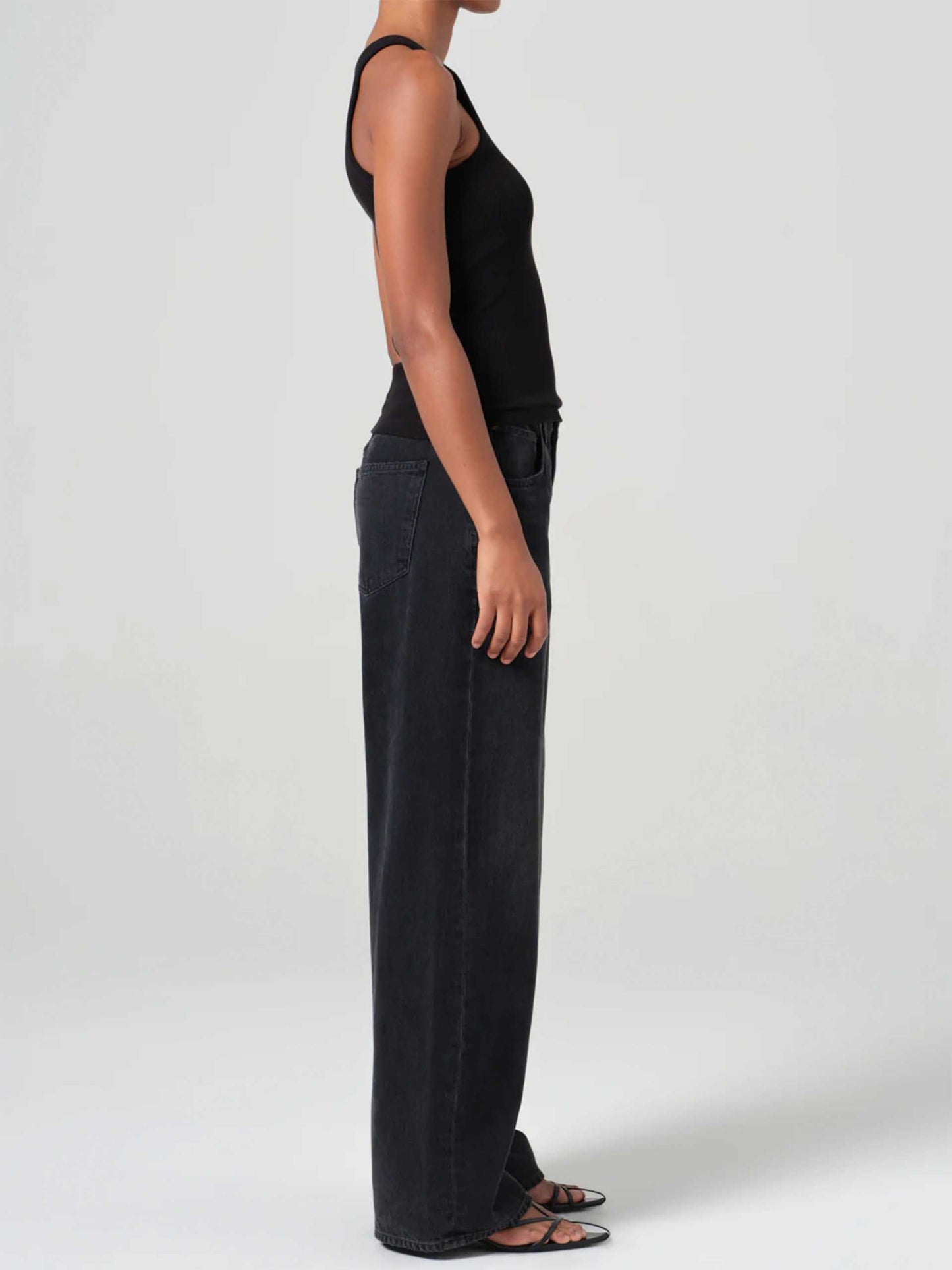 AGOLDE - Jeans Low Curve mit weitem Bein für Damen