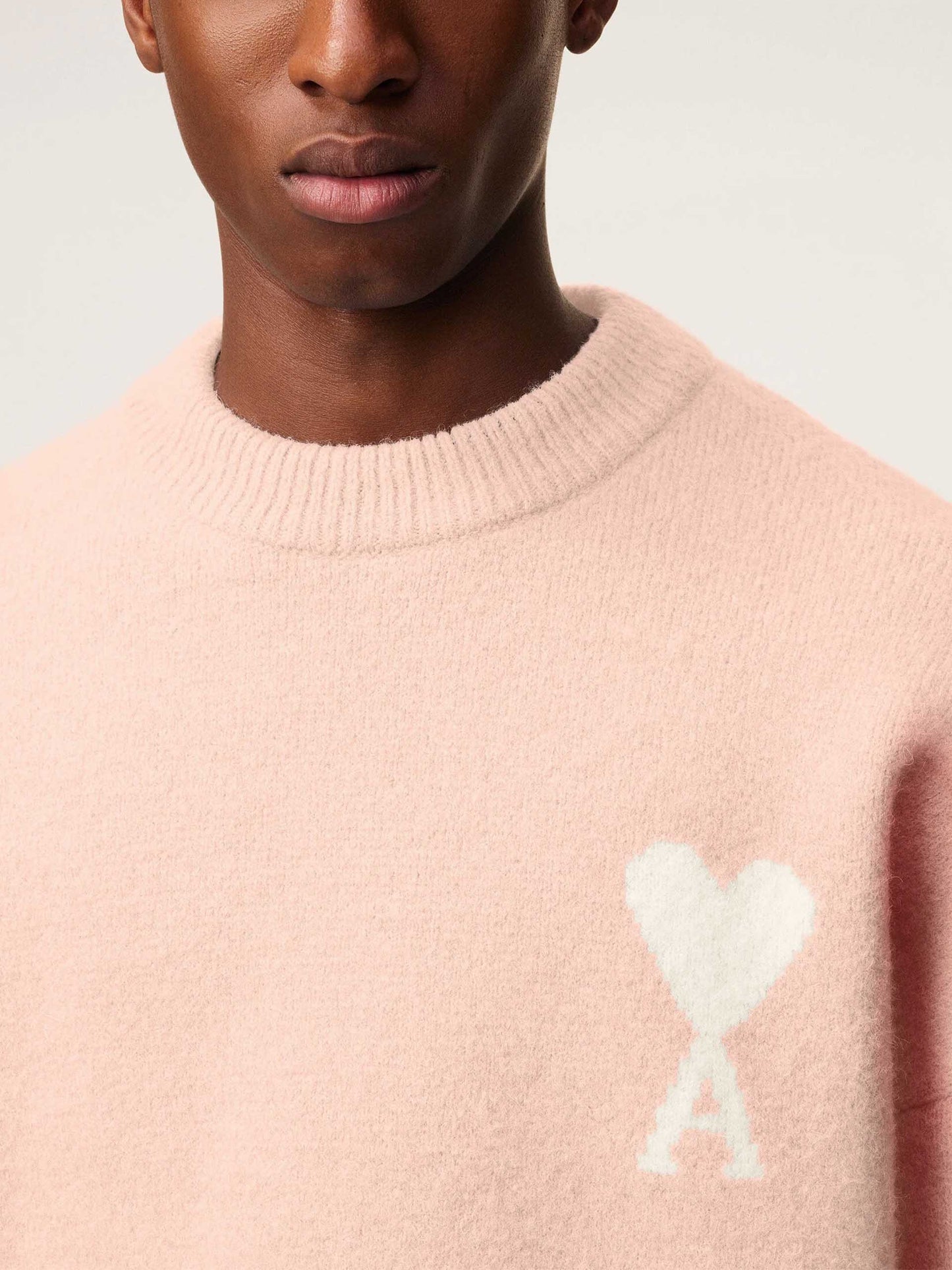 AMI PARIS - Pullover Ami De Coeur aus Alpakastrick