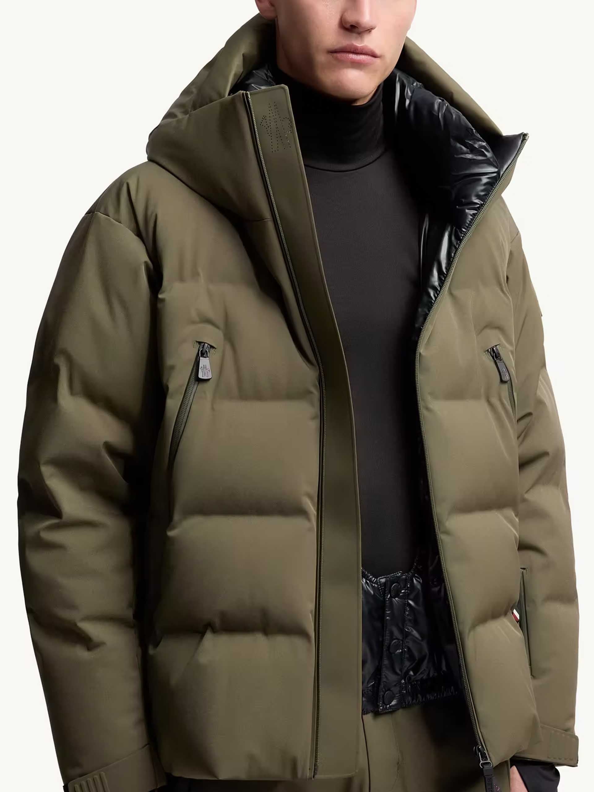 MONCLER GRENOBLE - Fellberg Daunen-Skijacke für Herren in Olivgrün - Olive green