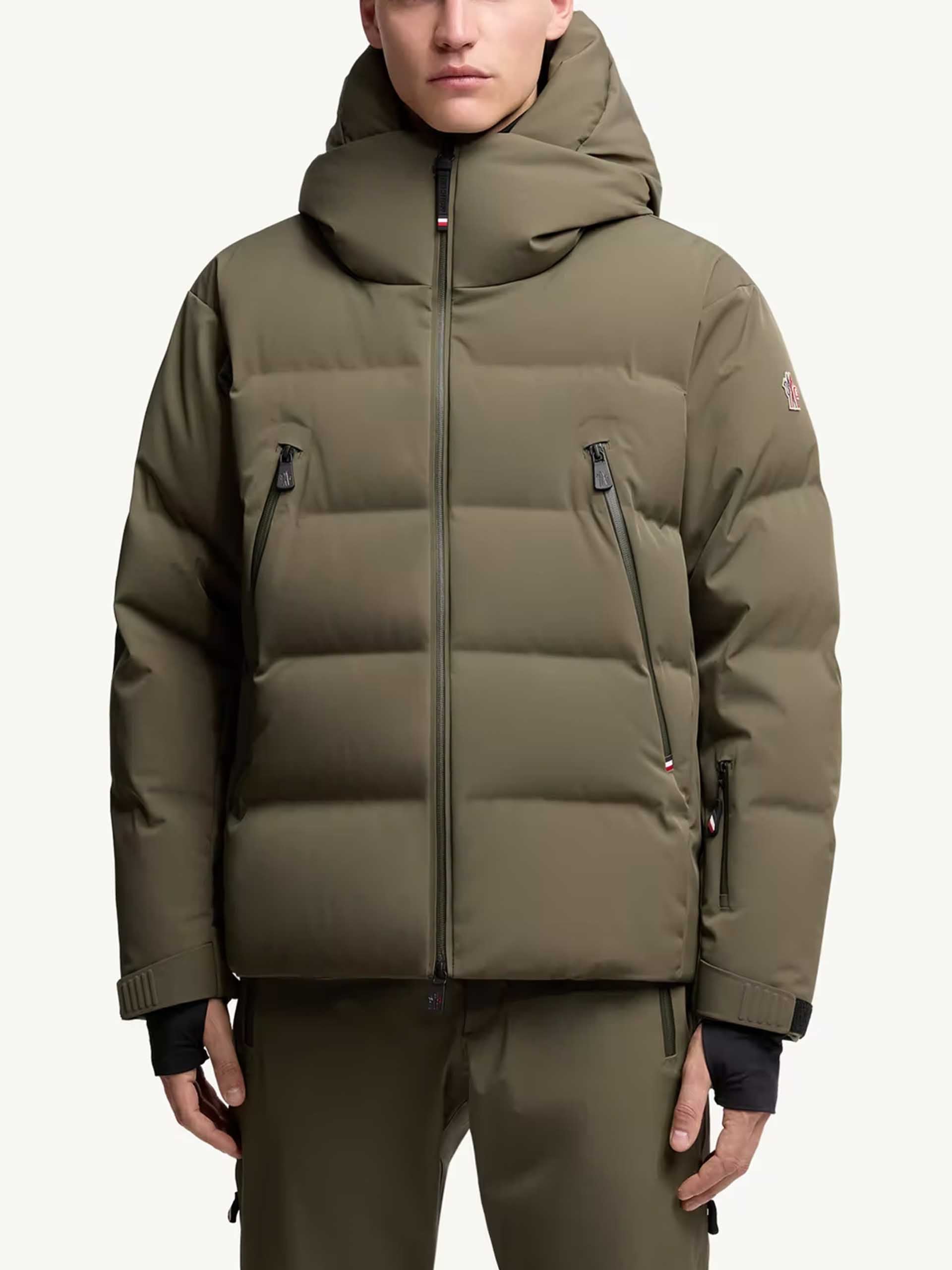 MONCLER GRENOBLE - Fellberg Daunen-Skijacke für Herren in Olivgrün - Olive green