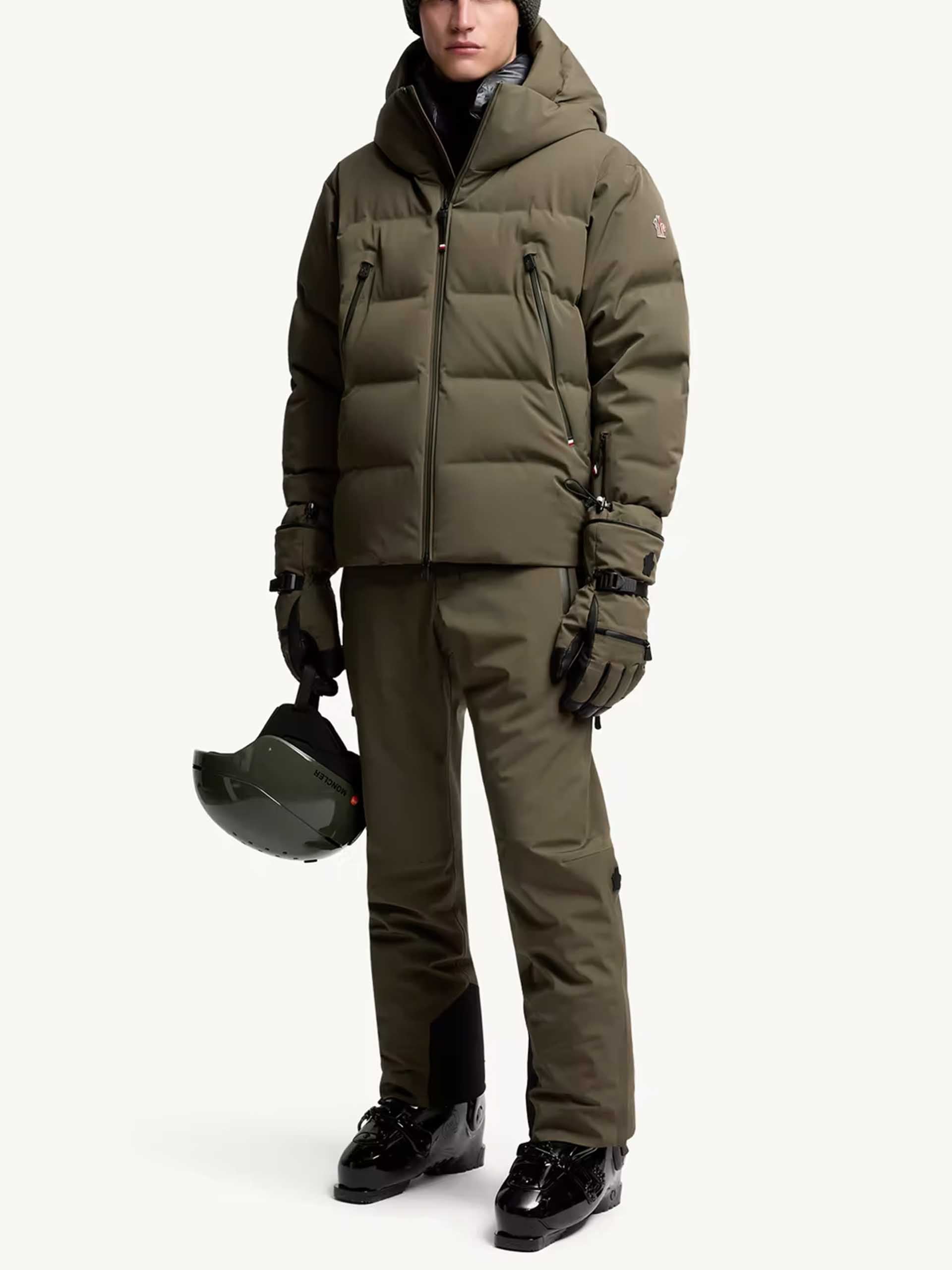 MONCLER GRENOBLE - Fellberg Daunen-Skijacke für Herren in Olivgrün - Olive green