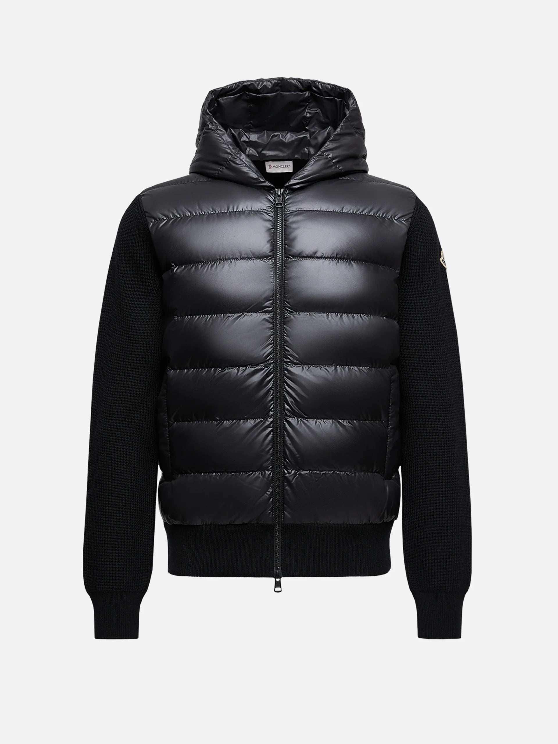 MONCLER - Daunen-Strickjacke mit Kapuze für Herren