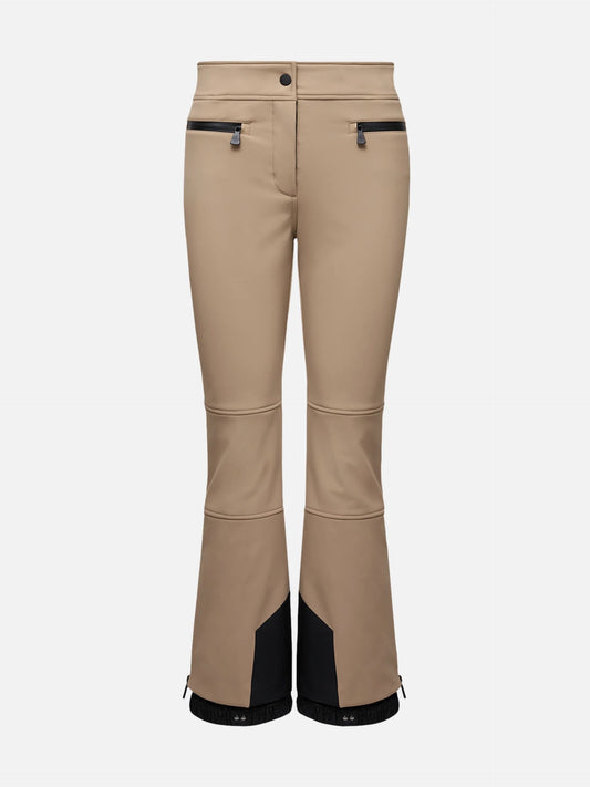 MONCLER GRENOBLE - Skihose aus Stretch-Popeline für Damen in Beige