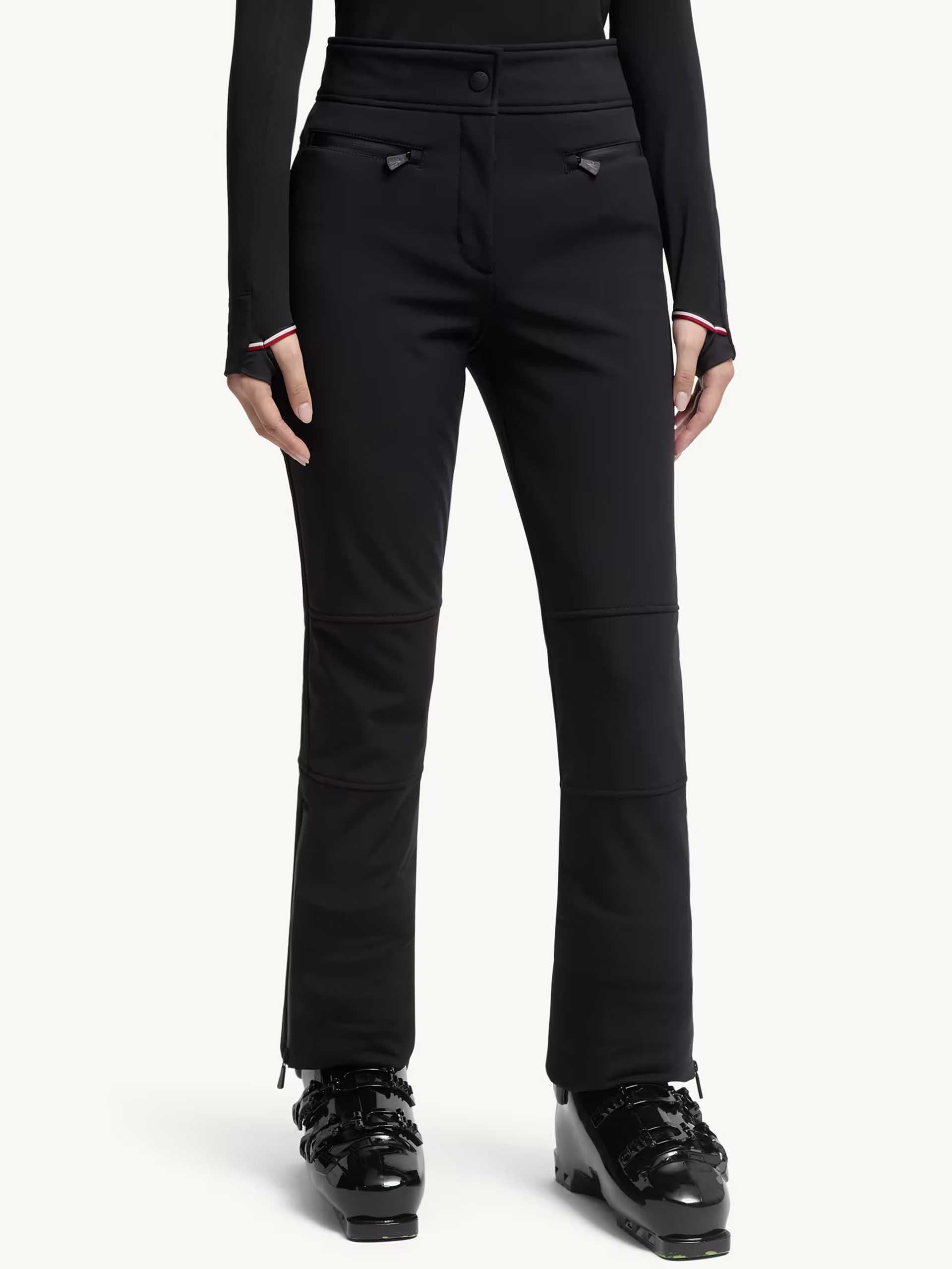 MONCLER GRENOBLE - Skihose aus Stretch-Popeline für Damen in Schwarz - Black