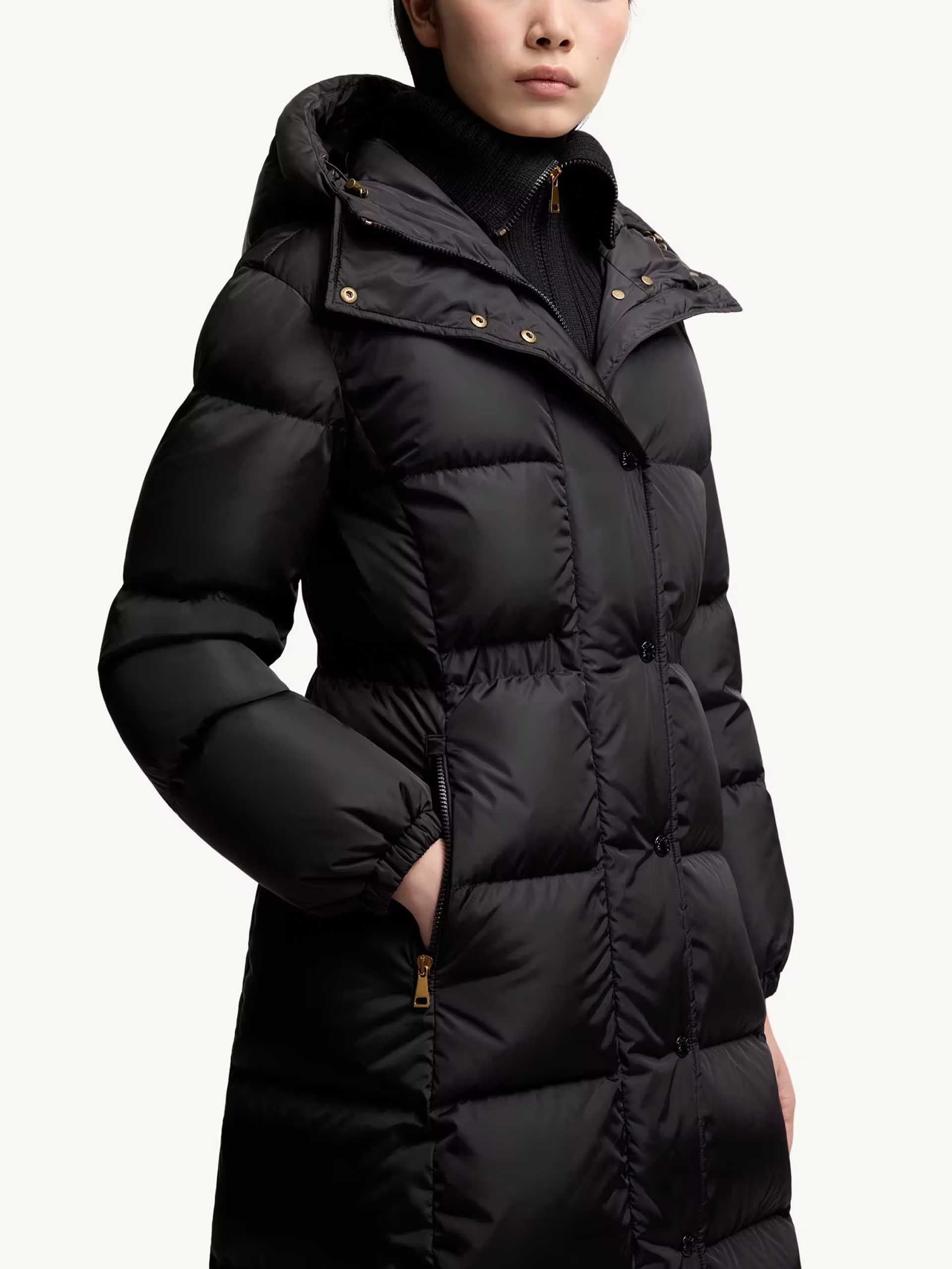 MONCLER - Chamer Daunenmantel mit Wollbesatz für Damen