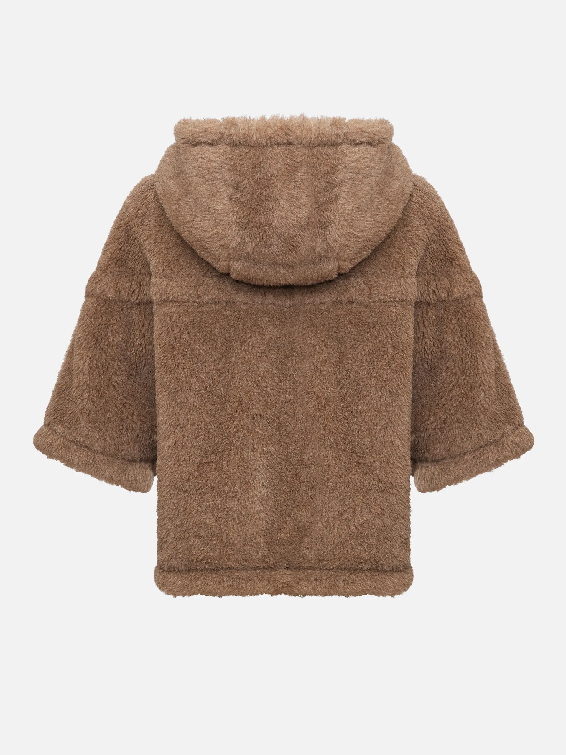 MAX MARA - Petal Teddy-Cape mit Kapuze für Damen