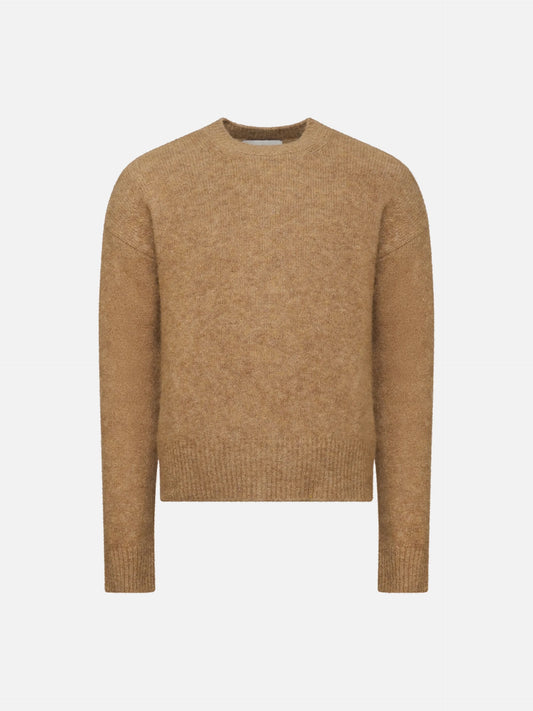 Pullover mit Logo-Detail aus Alpakawolle