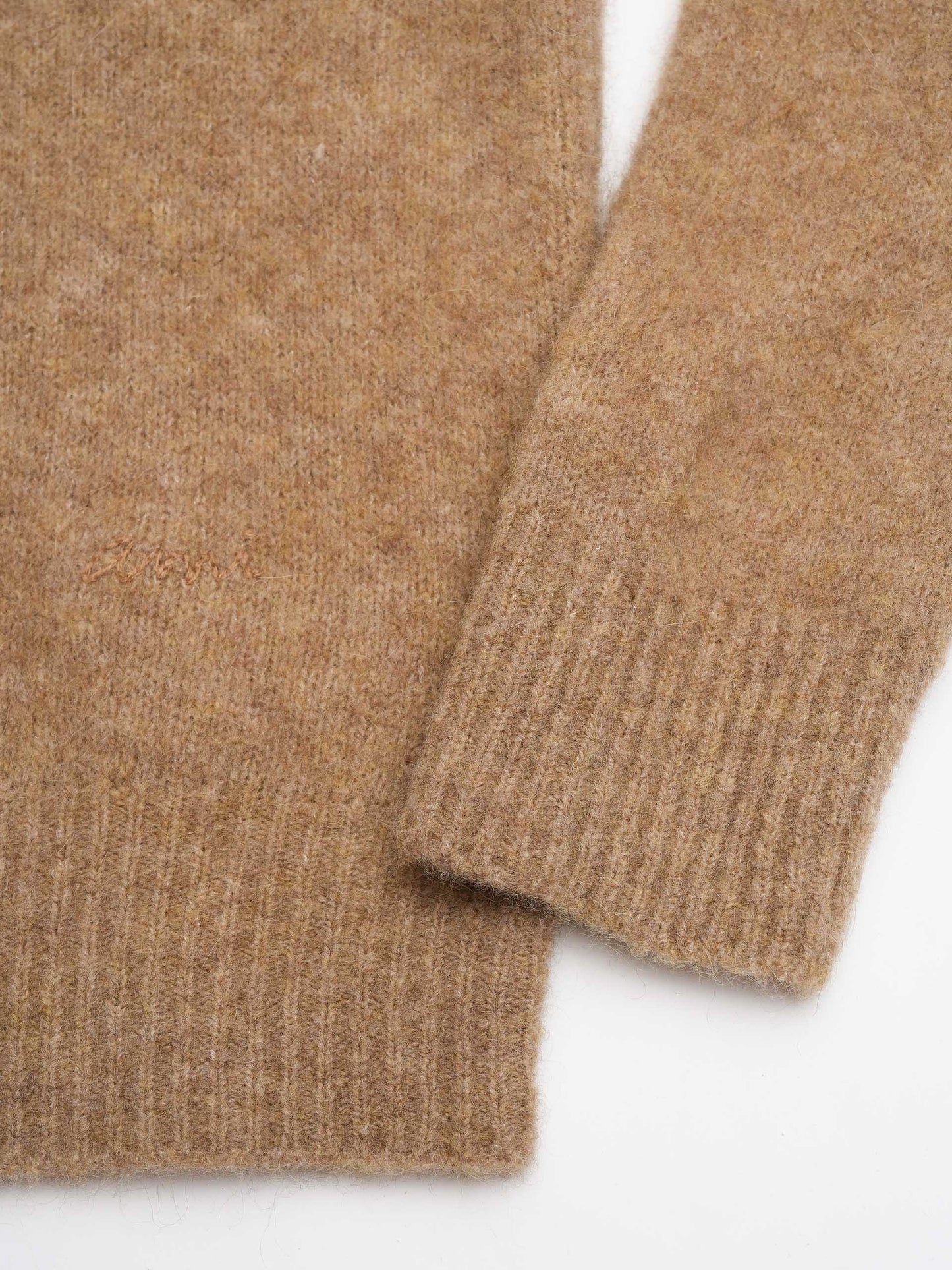 Pullover mit Logo-Detail aus Alpakawolle