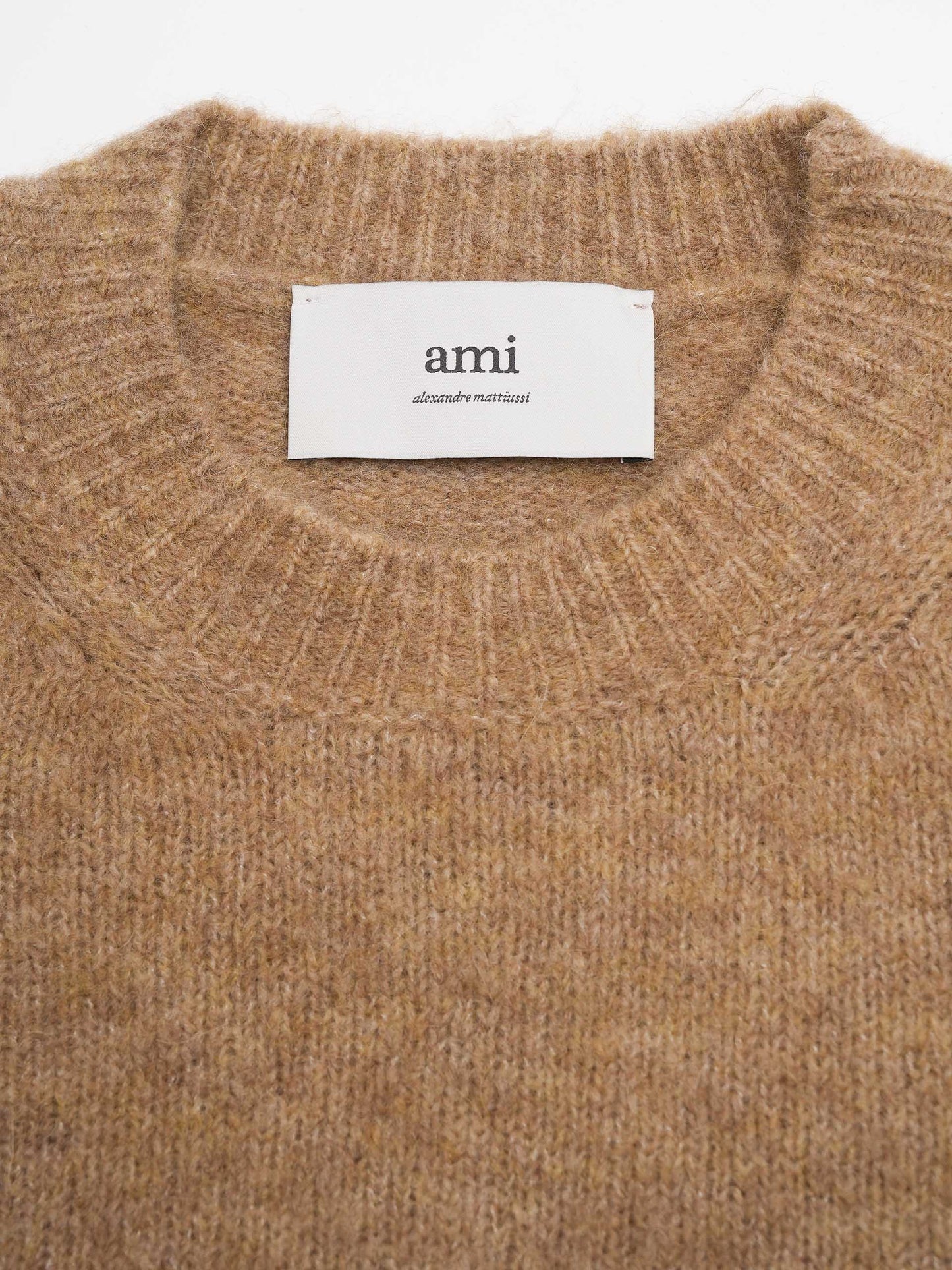 Pullover mit Logo-Detail aus Alpakawolle