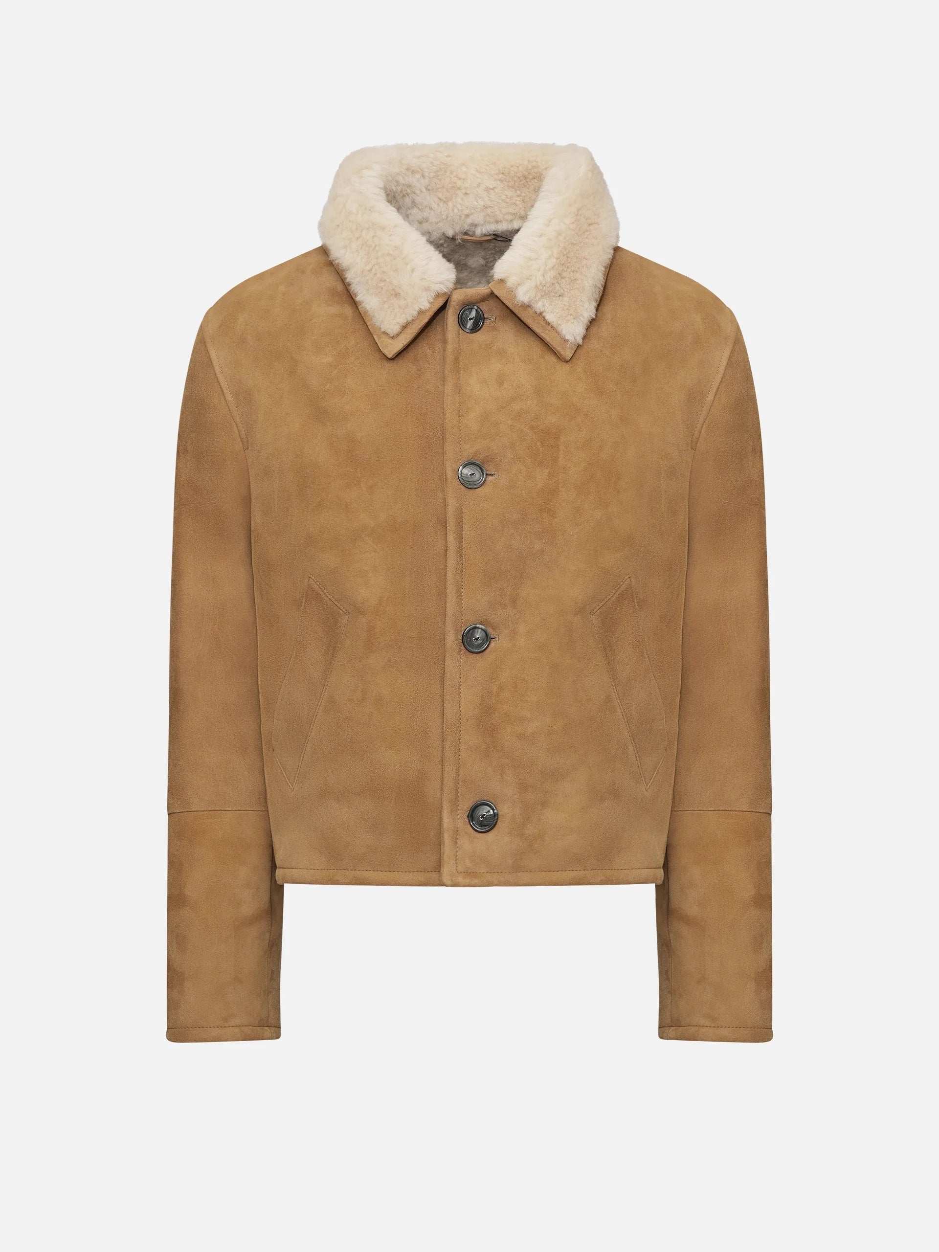 AMI PARIS - Geknöpfte Shearling-Jacke für Herren