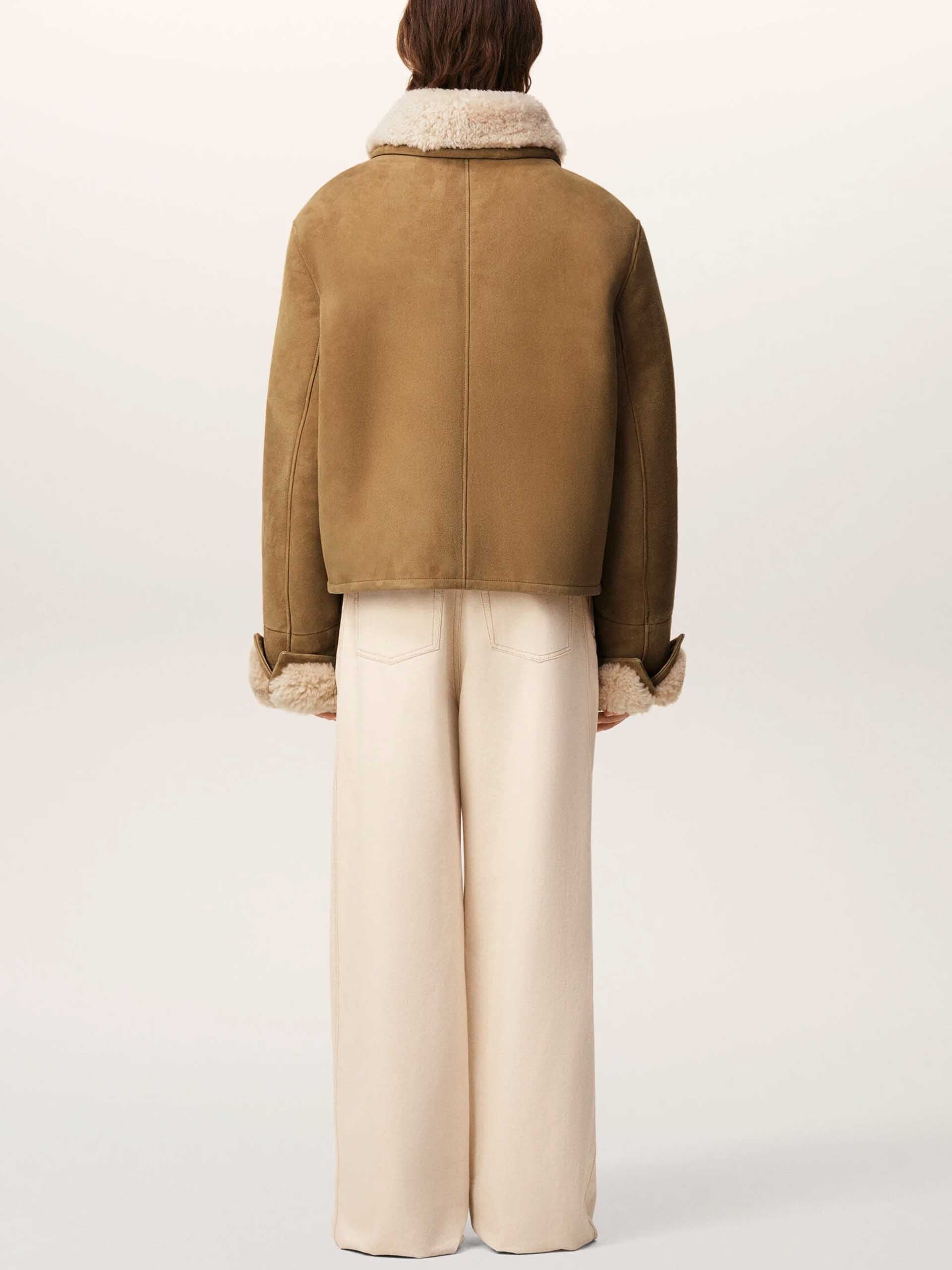 AMI PARIS - Geknöpfte Shearling-Jacke für Herren