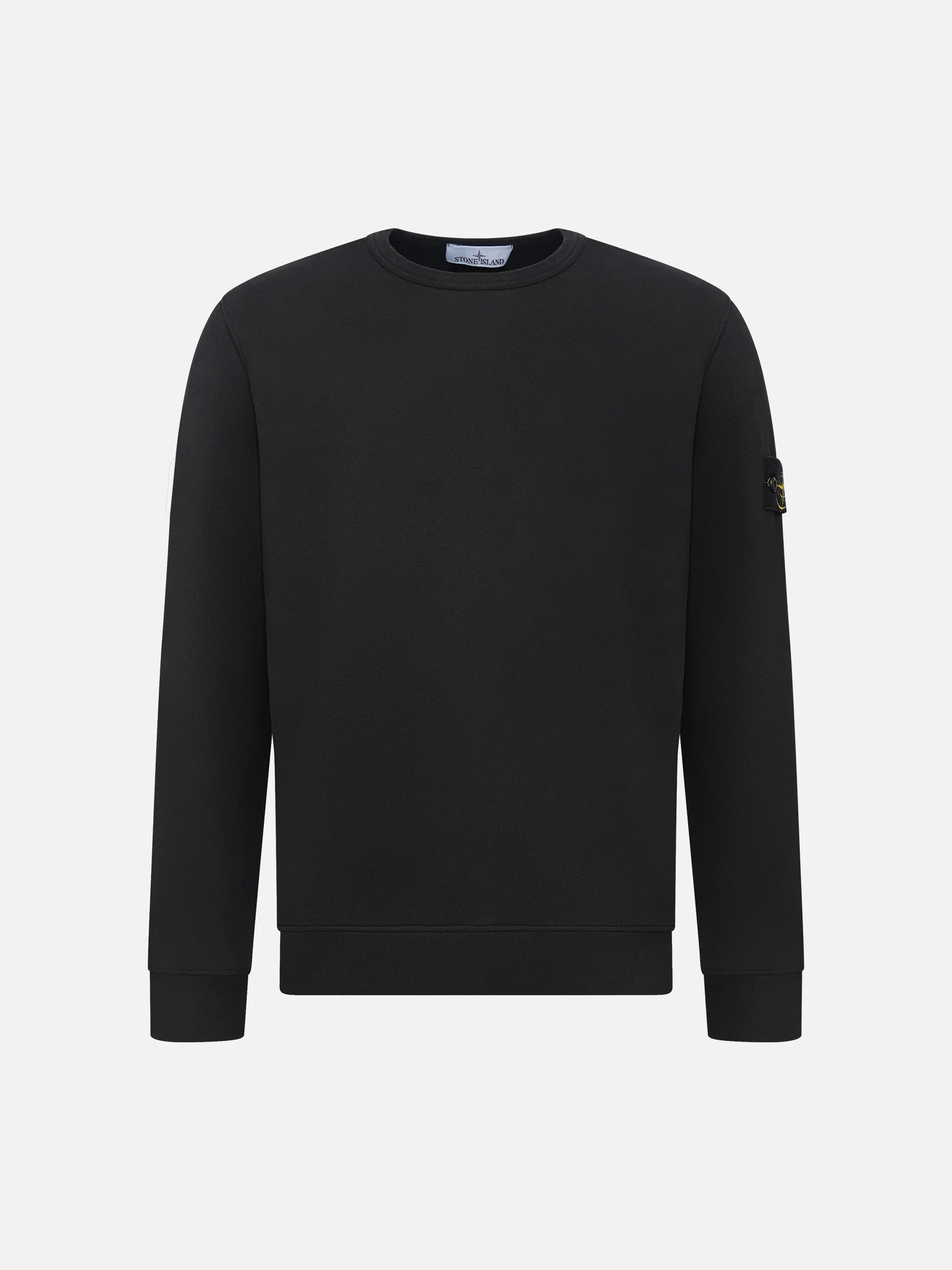 STONE ISLAND - Sweatshirt mit Logo-Patch für Herren in Schwarz - Black