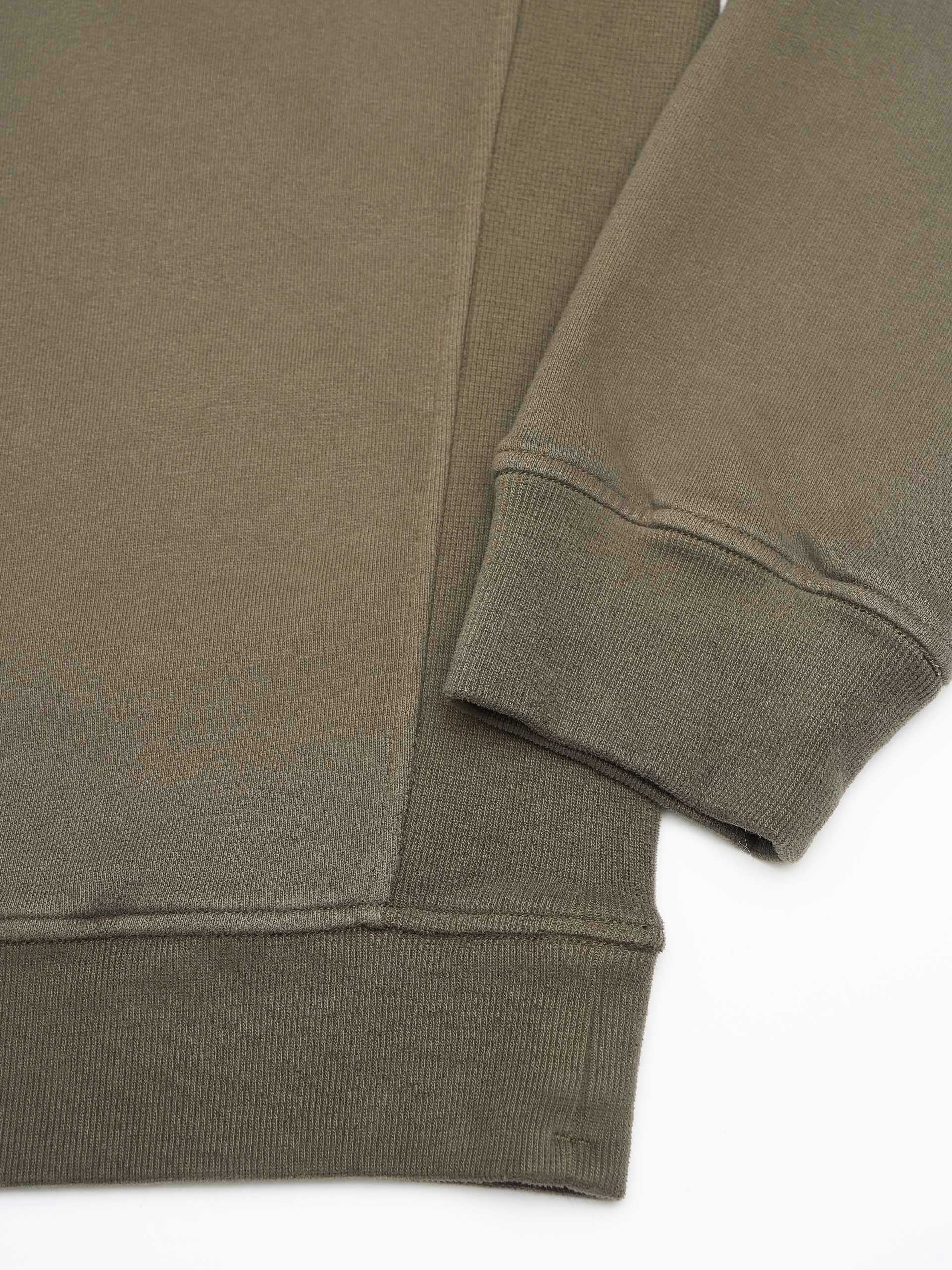 STONE ISLAND - Sweatshirt mit Logo-Patch für Herren in Militärgrün - Military green