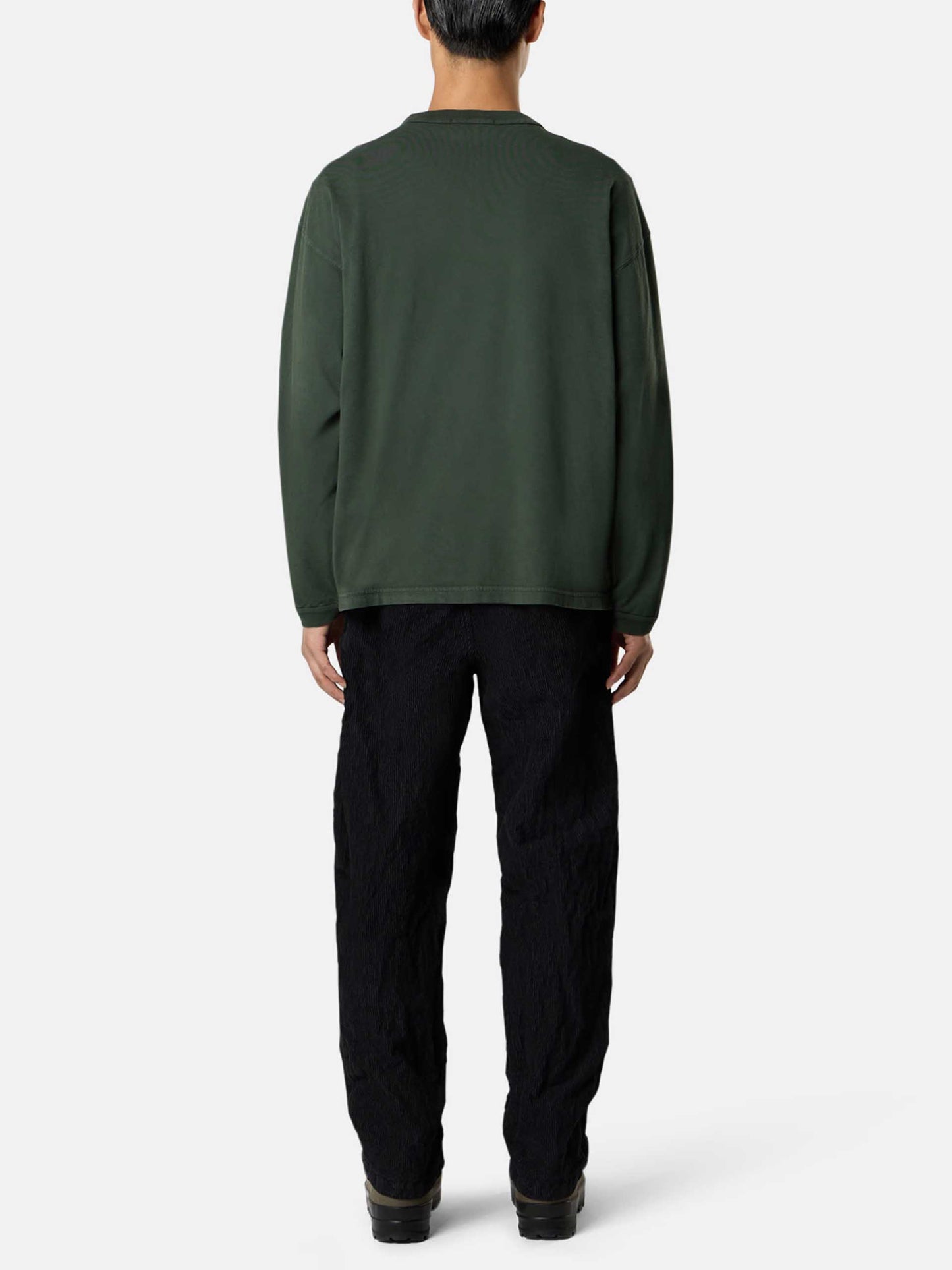 STONE ISLAND - Longsleeve aus Baumwolle für Herren in Wacholdergrün - Juniper green