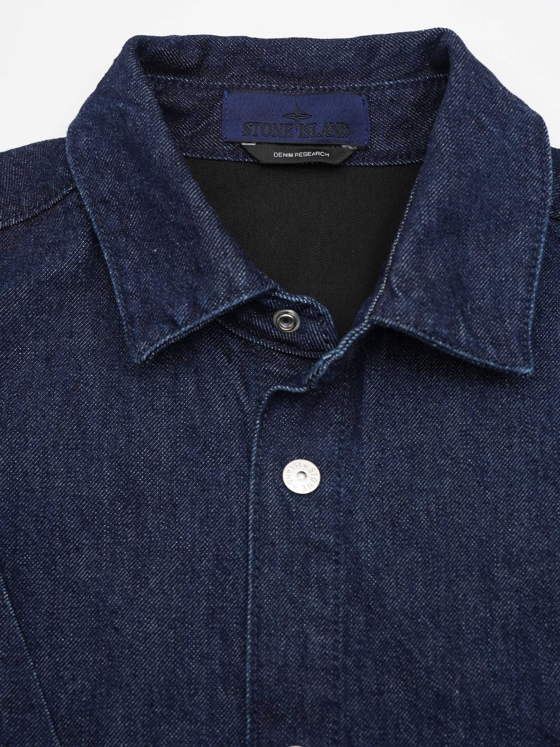 STONE ISLAND - Overshirt ‘Denim-Rinsed‘ für Herren