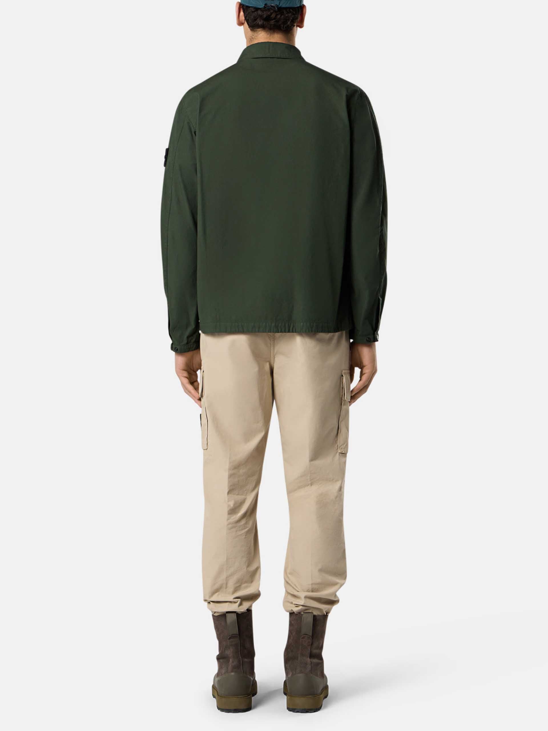 STONE ISLAND - Overshirt aus Baumwollcanvas für Herren