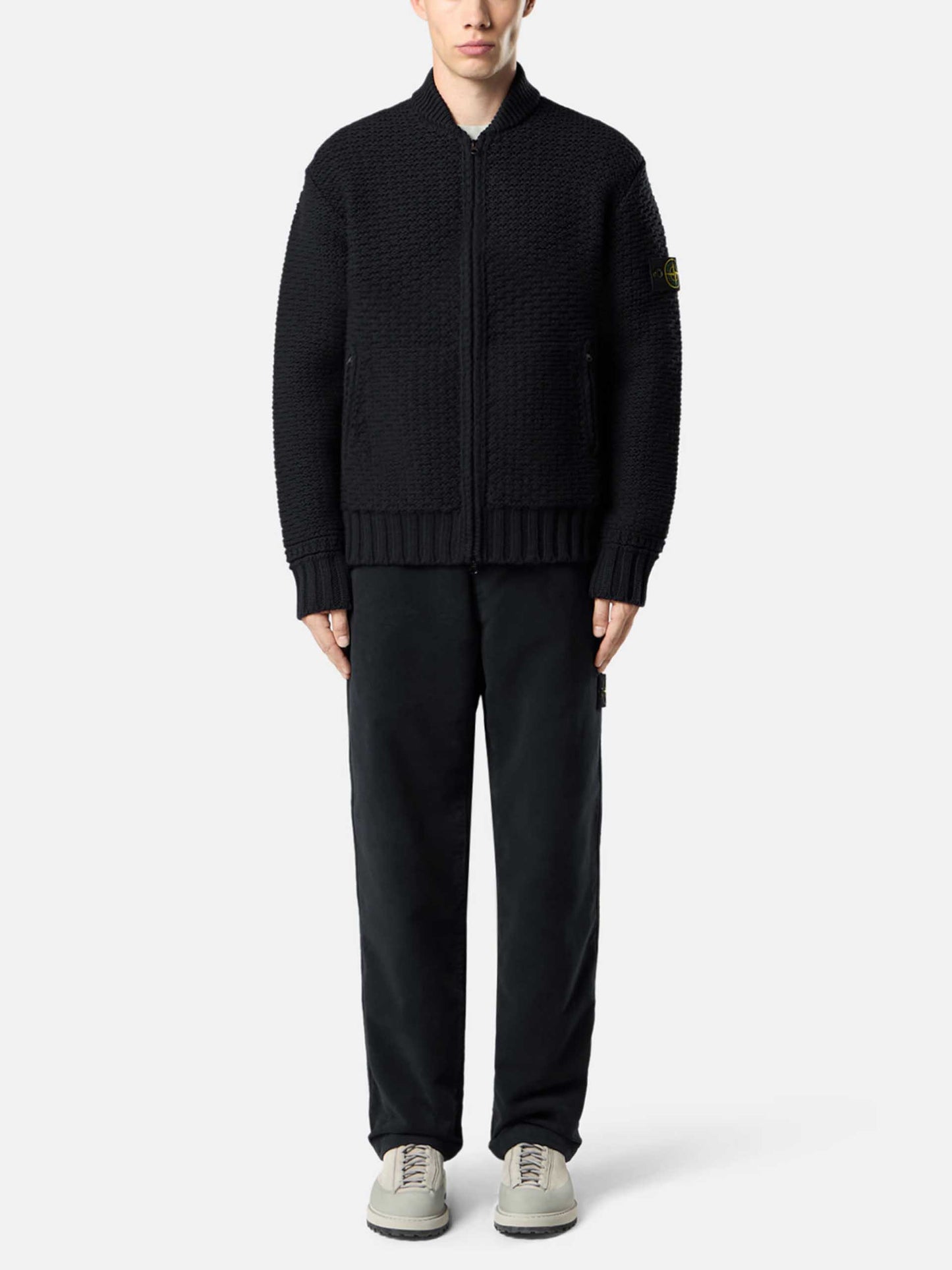 STONE ISLAND - Strickjacke mit Reißverschluss für Herren