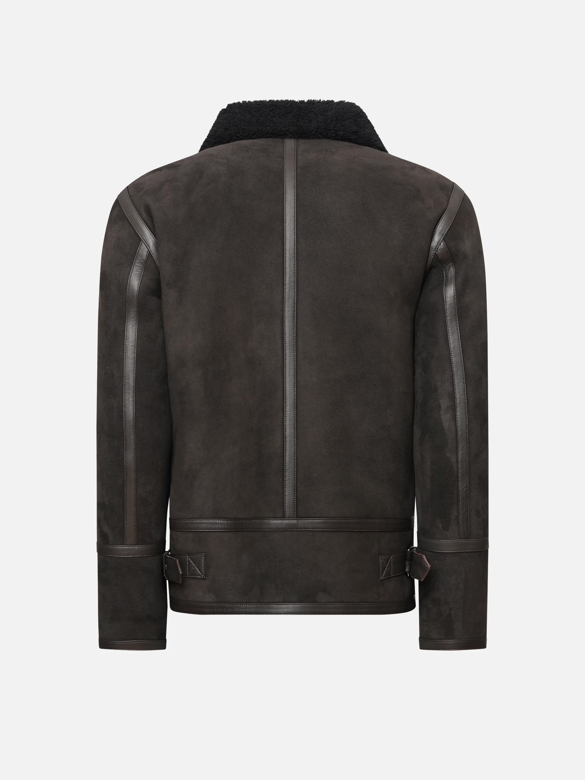 DONDUP - Shearling-Jacke aus Veloursleder für Herren