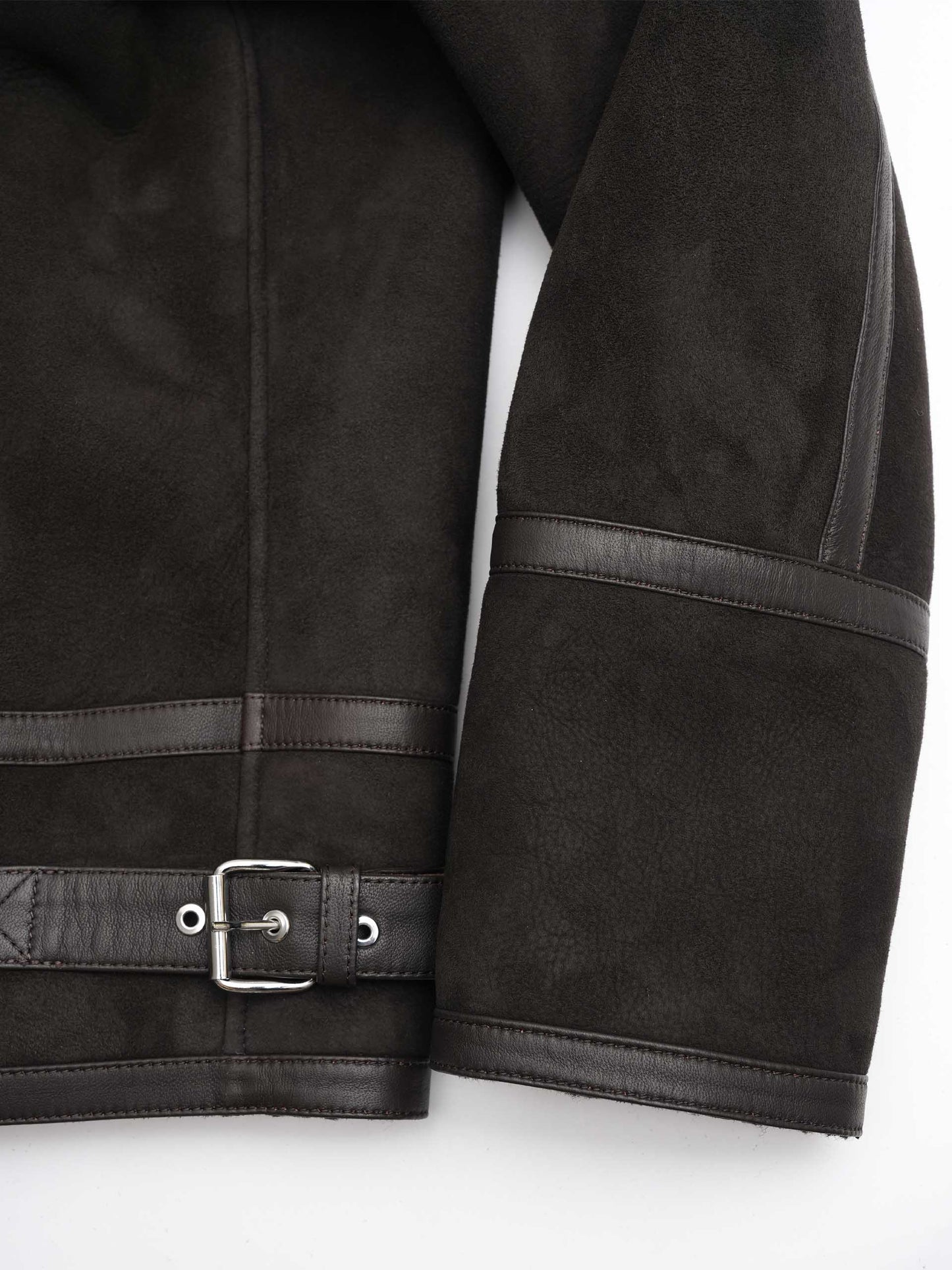 DONDUP - Shearling-Jacke aus Veloursleder für Herren