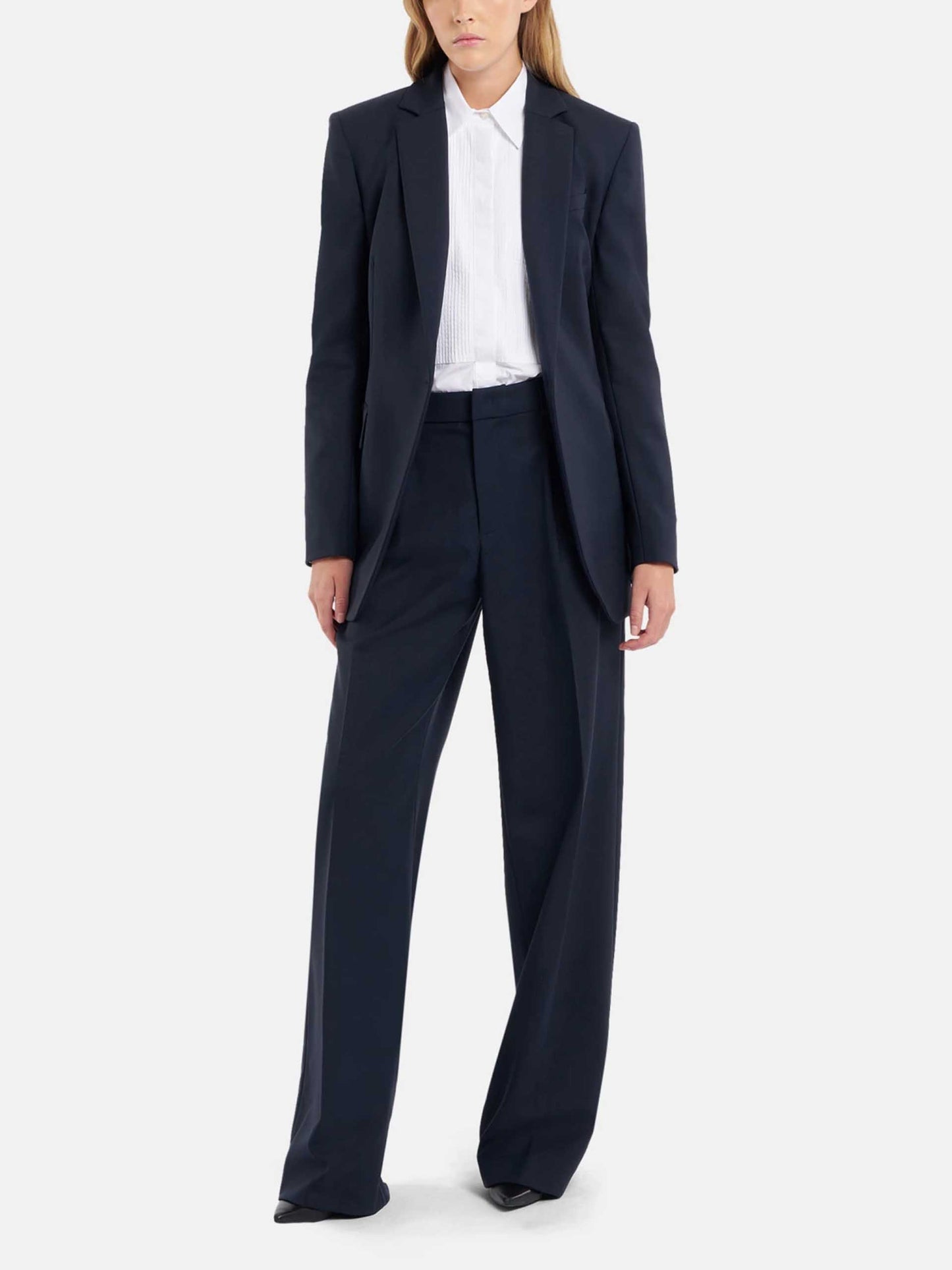 DONDUP - Hose Lia aus Wollgabardine für Damen