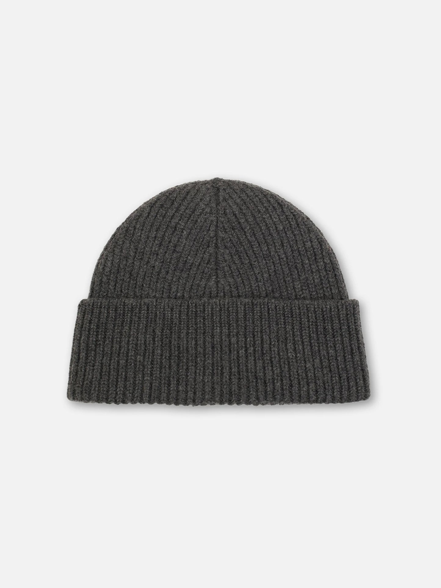 AMI PARIS - Ami De Coeur Mütze aus Merinowolle in Grau / Rot - Grey / Red