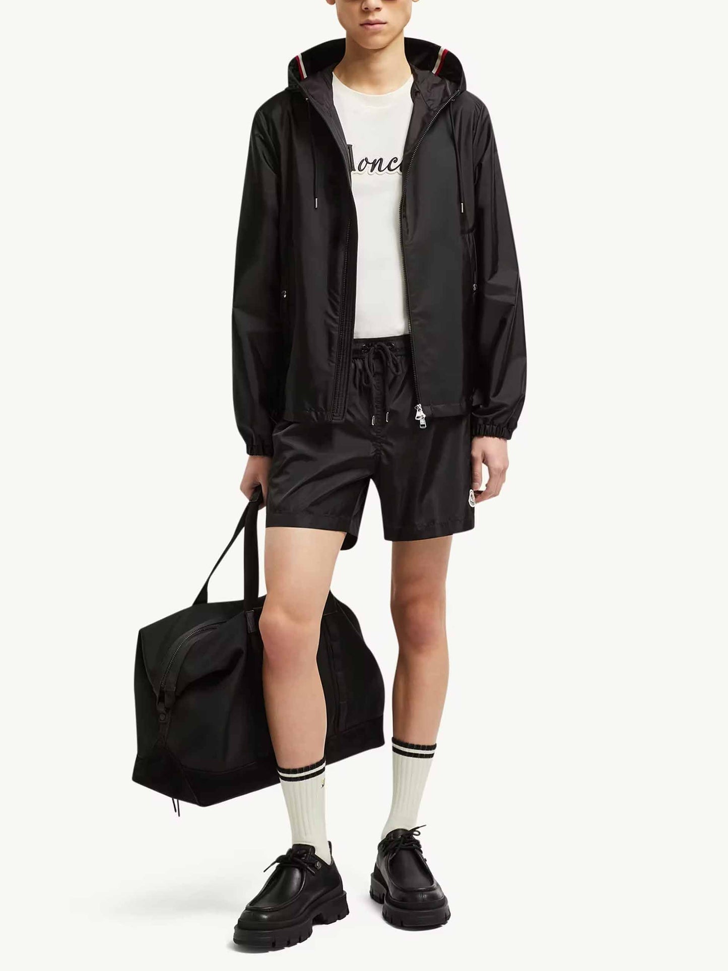 Badeshorts mit Logo-Aufnäher für Herren