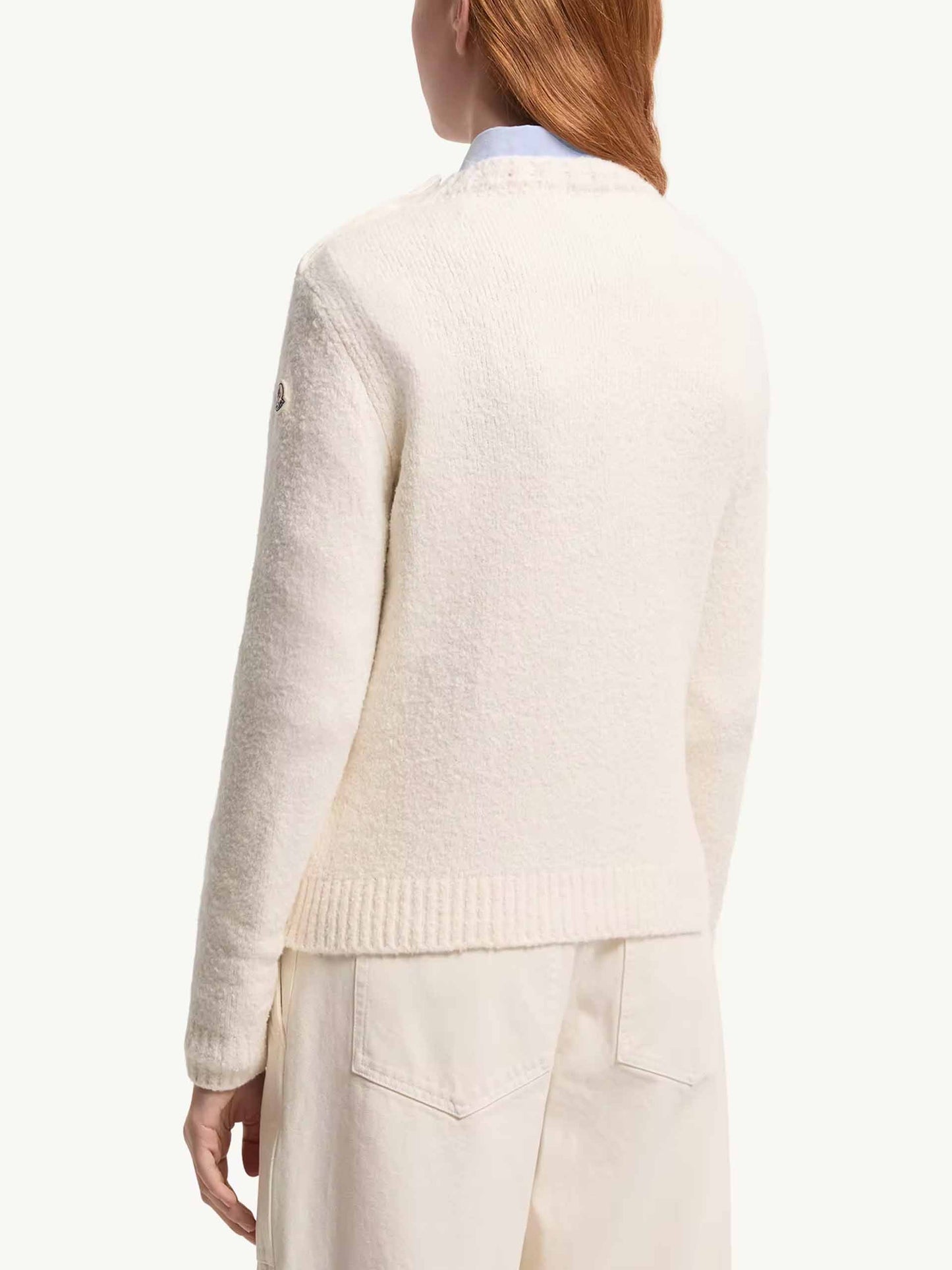 Pullover aus Baumwolle mit Logo für Damen