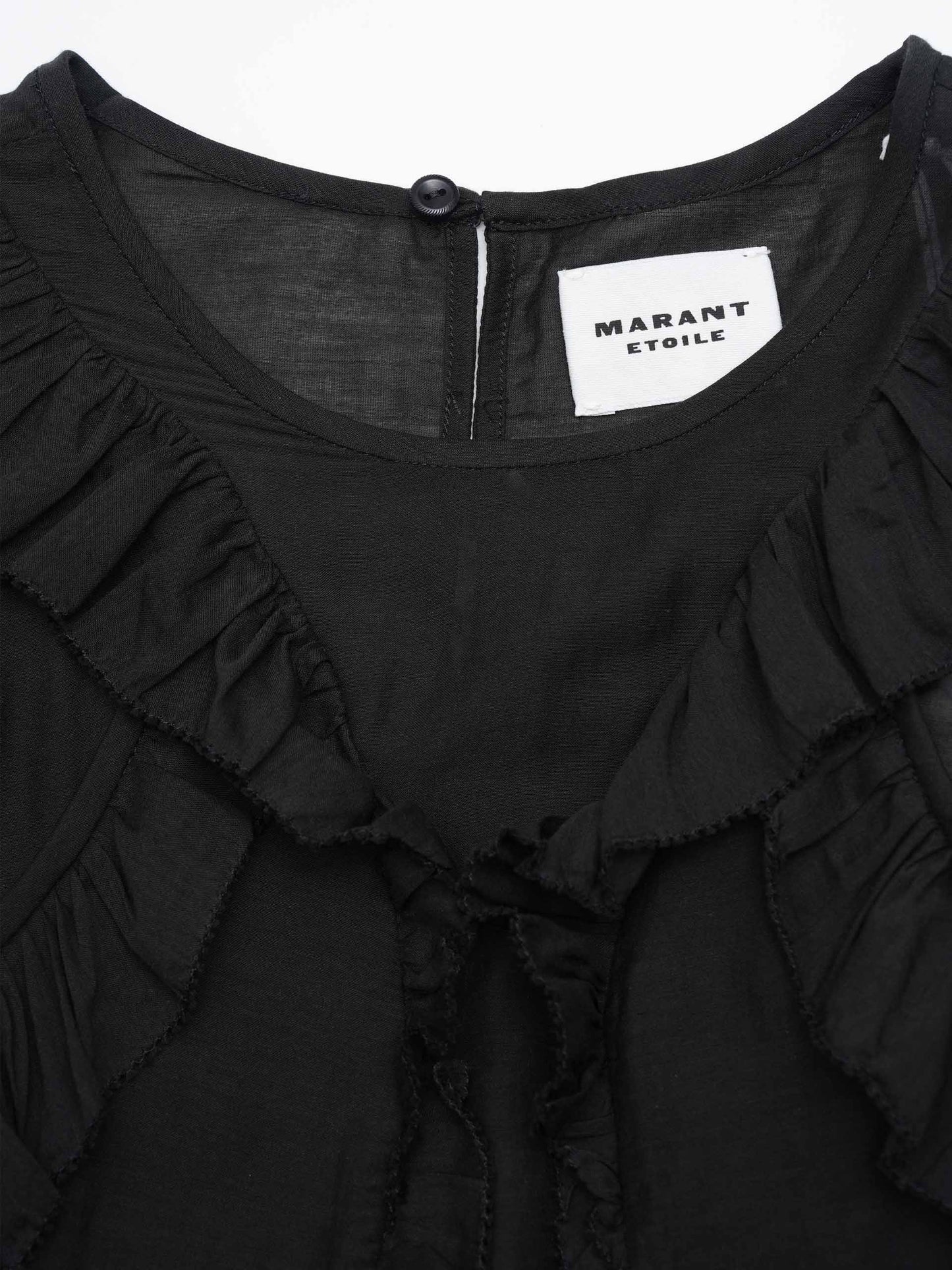 MARANT ETOILE - Top Nalou mit Volants für Damen in Schwarz - Black