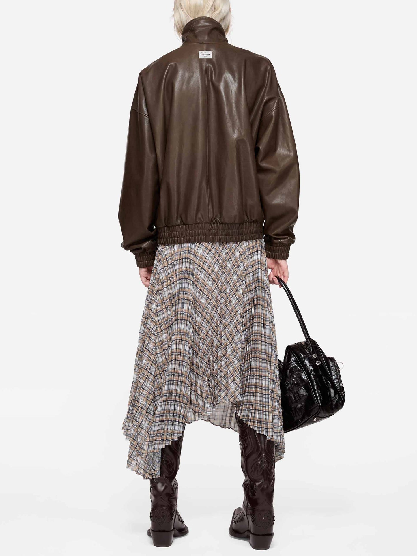 ACNE STUDIOS - Lederjacke mit Stehkragen für Damen