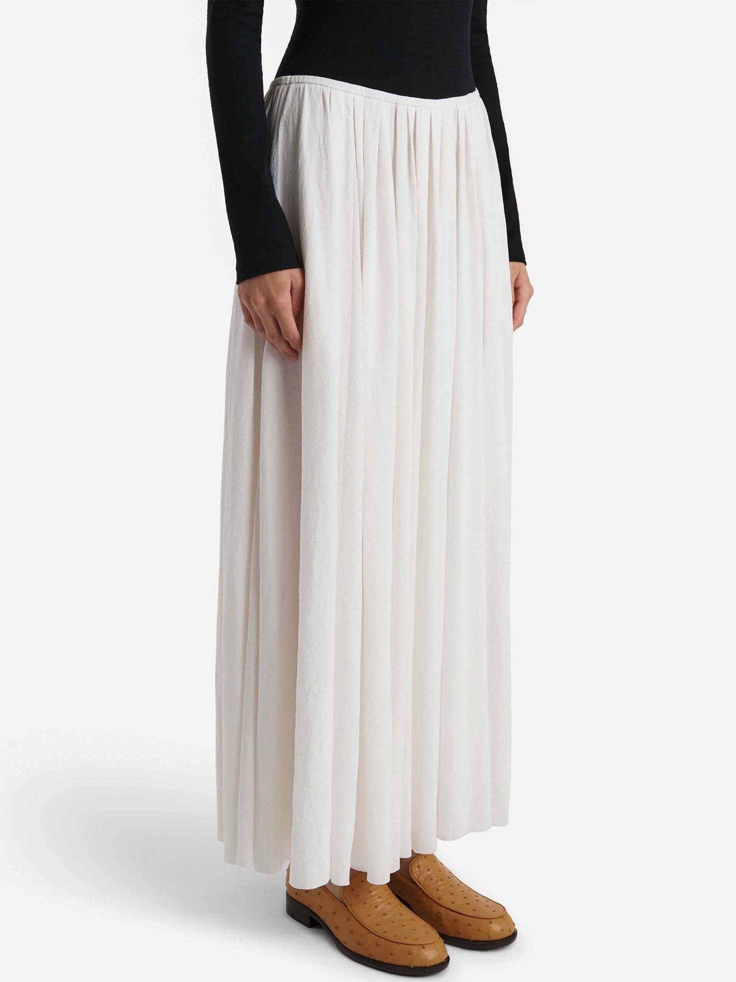 KHAITE - Maxikleid Carlotta für Damen in Schwarz und Weiß - White and Black