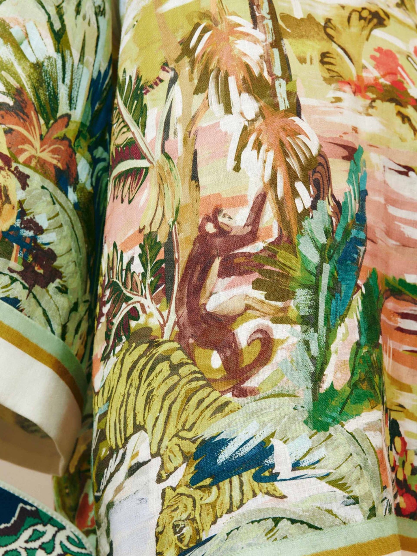 ALEMAIS - Minikleid Jungle Boogie aus Leinen für Damen