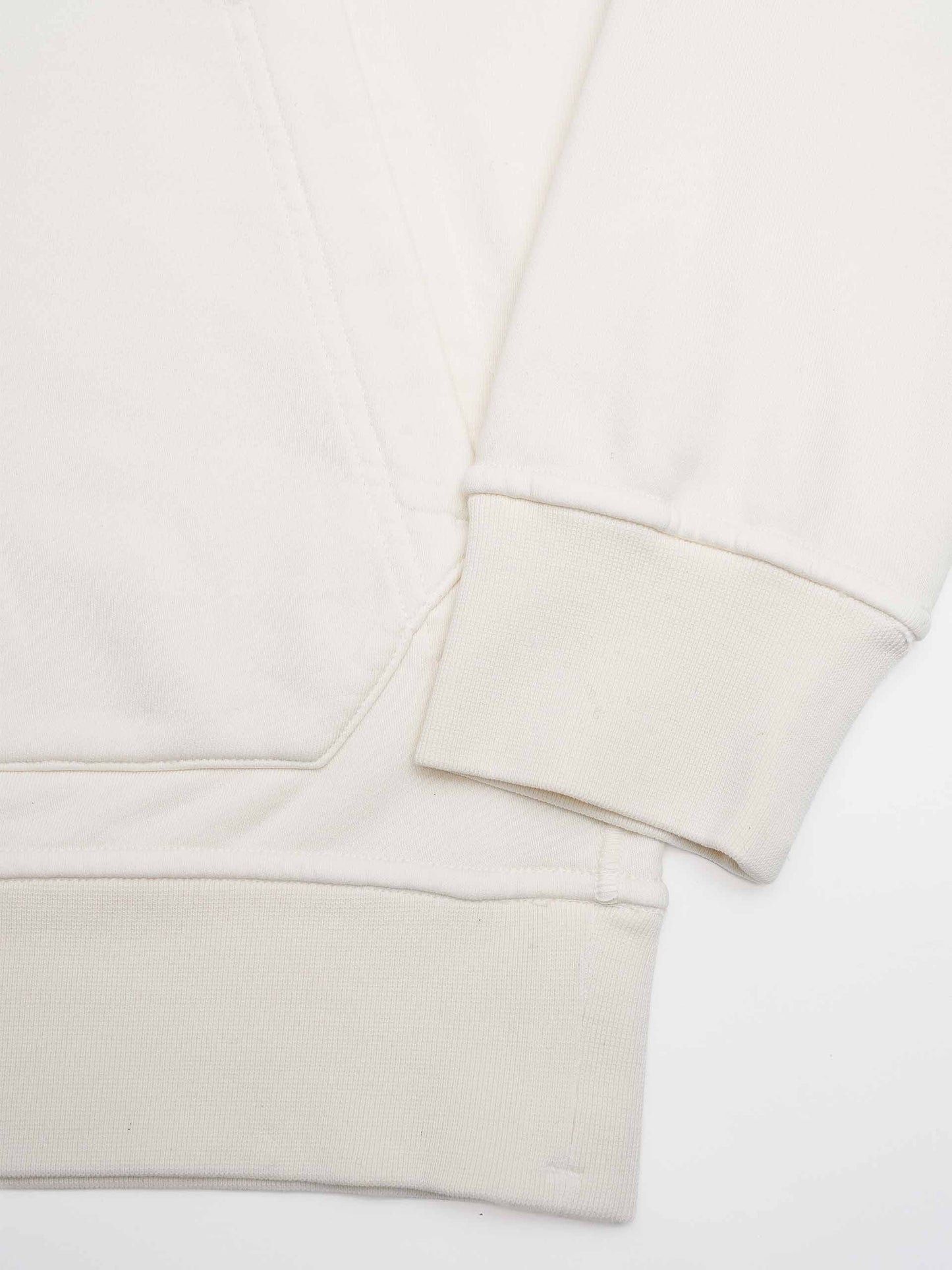 STONE ISLAND - Hoodie mit Kompass-Patch für Herren in Ecru