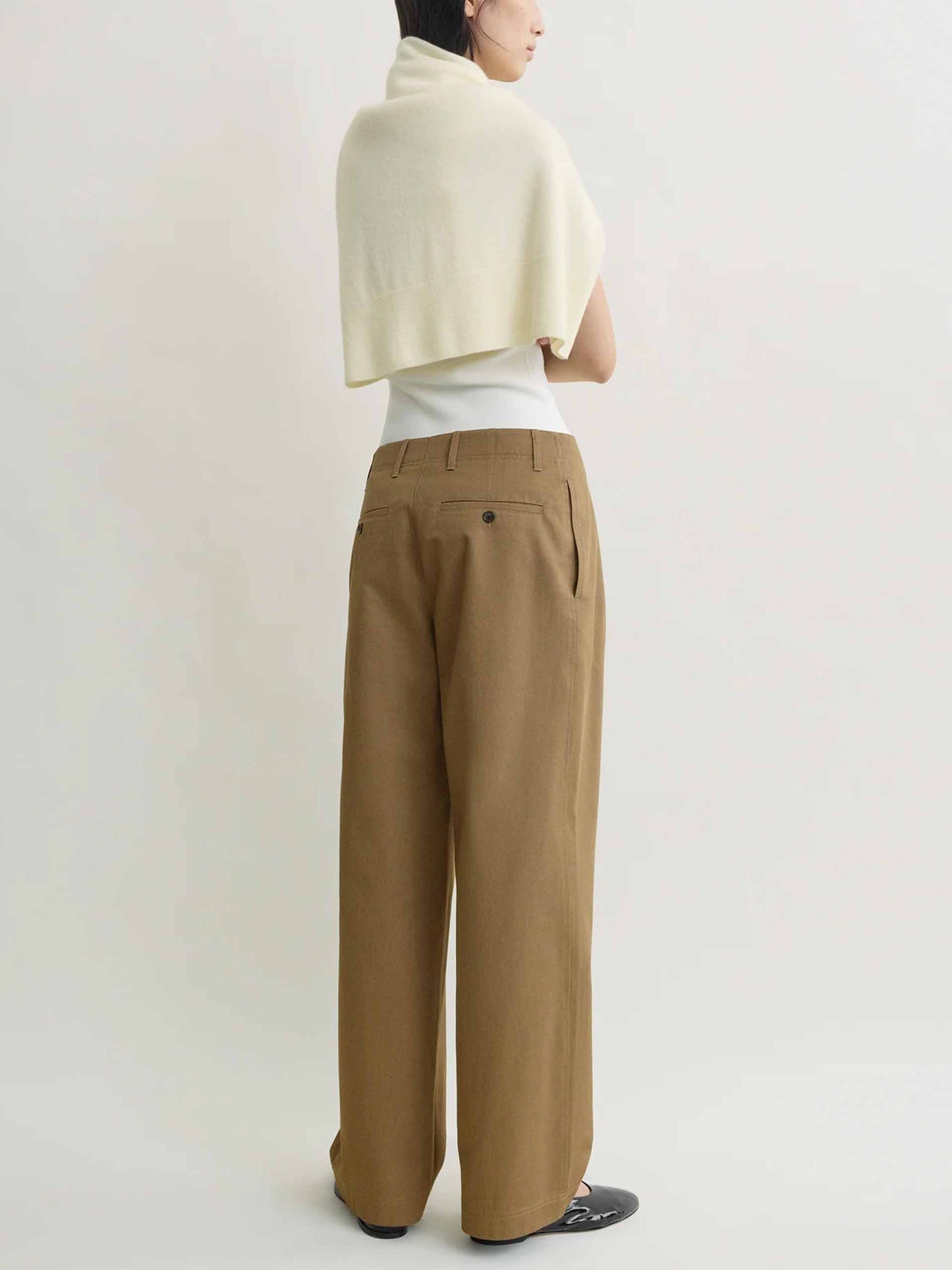 TOTEME - Wide-Leg Chinohose für Damen Braun - Brown