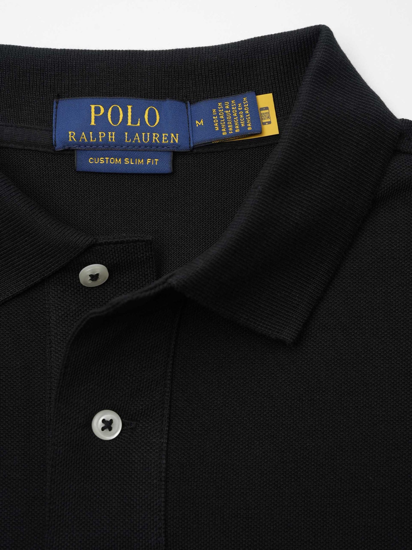 POLO RALPH LAUREN - Poloshirt aus Baumwoll-Piqué für Herren Schwarz - Black