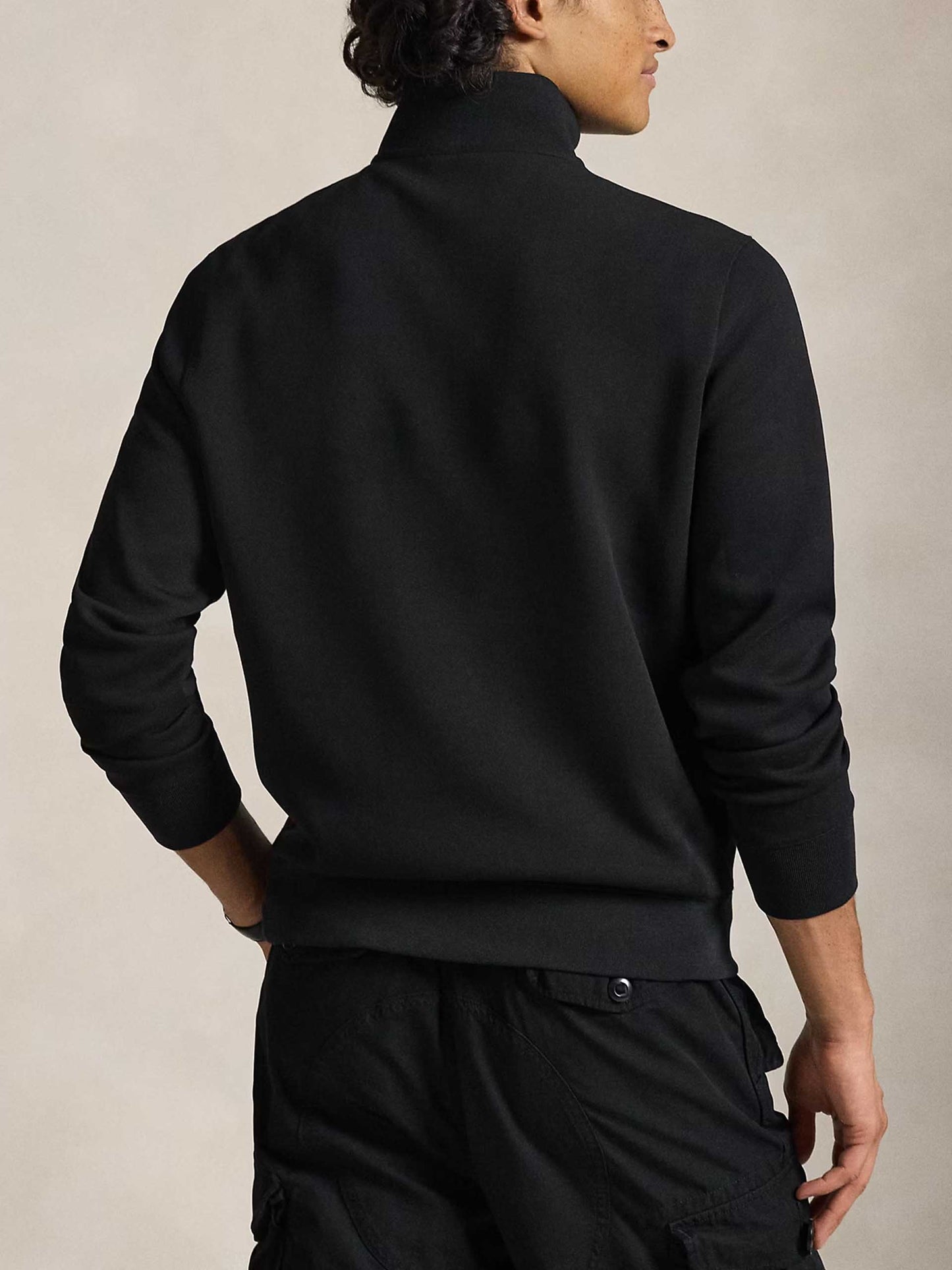 POLO RALPH LAUREN - Sweatshirt mit Quarter-Zip für Herren Schwarz - Black